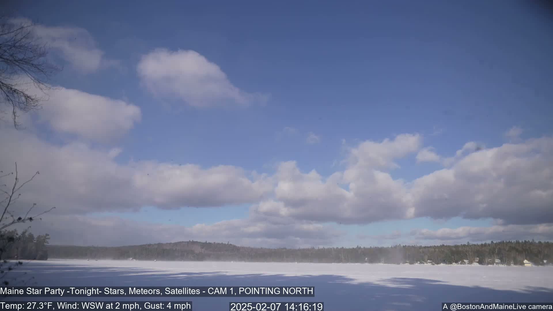 Aurora, Stars, Meteors, Chill Relax Star Live Cam - East  Millinocket, Maine , USA