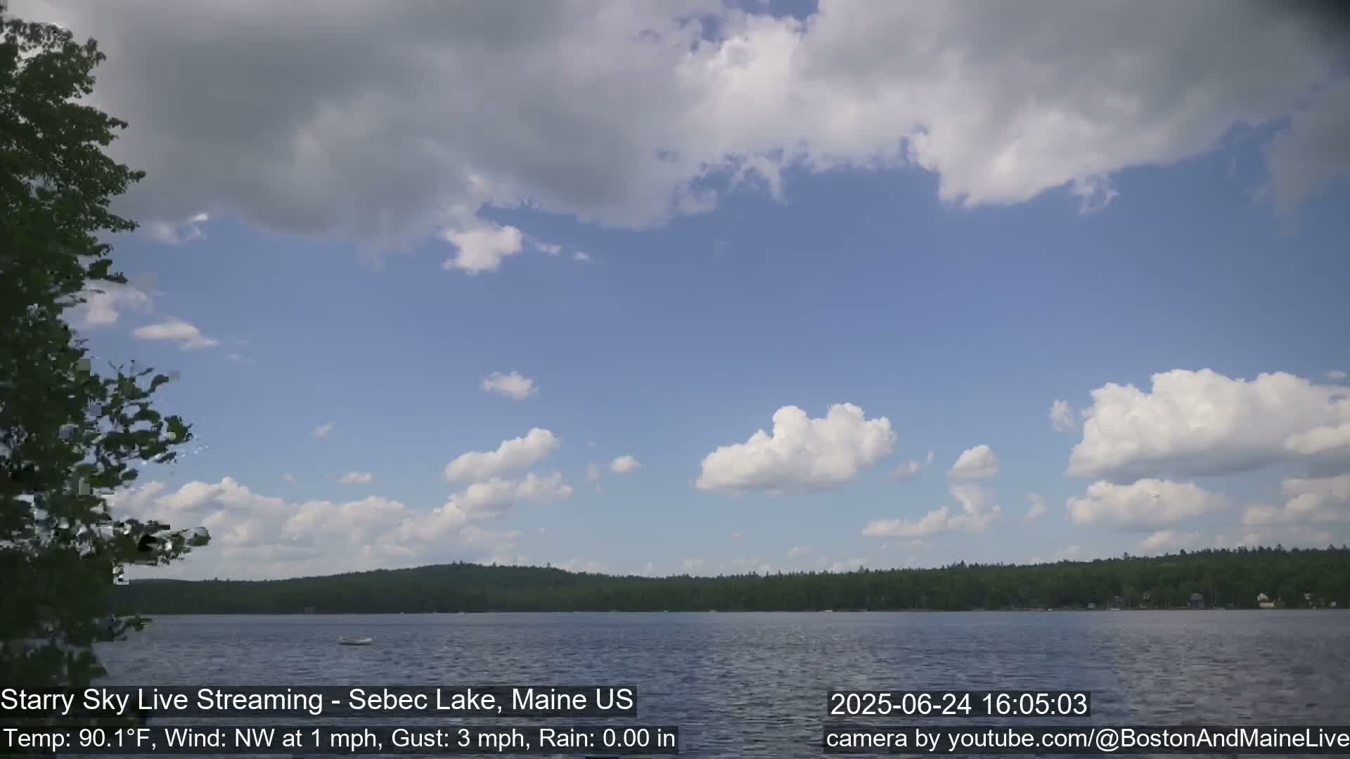 Aurora, Stars, Meteors, Chill Relax Star Live Cam - East  Millinocket, Maine , USA