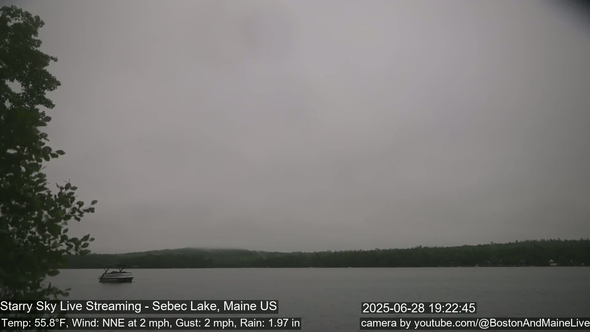 Aurora, Stars, Meteors, Chill Relax Star Live Cam - East  Millinocket, Maine , USA