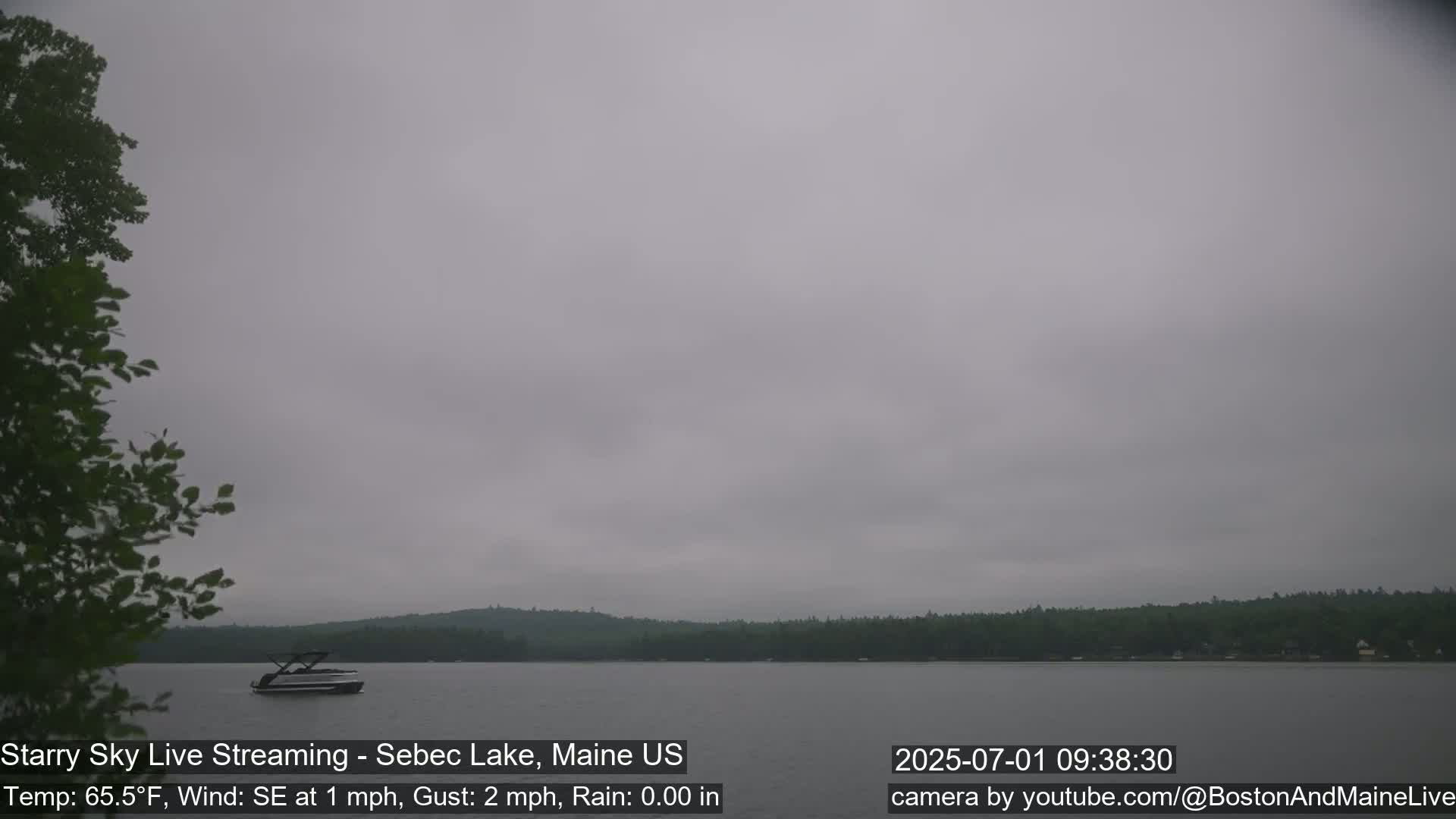 Aurora, Stars, Meteors, Chill Relax Star Live Cam - East  Millinocket, Maine , USA