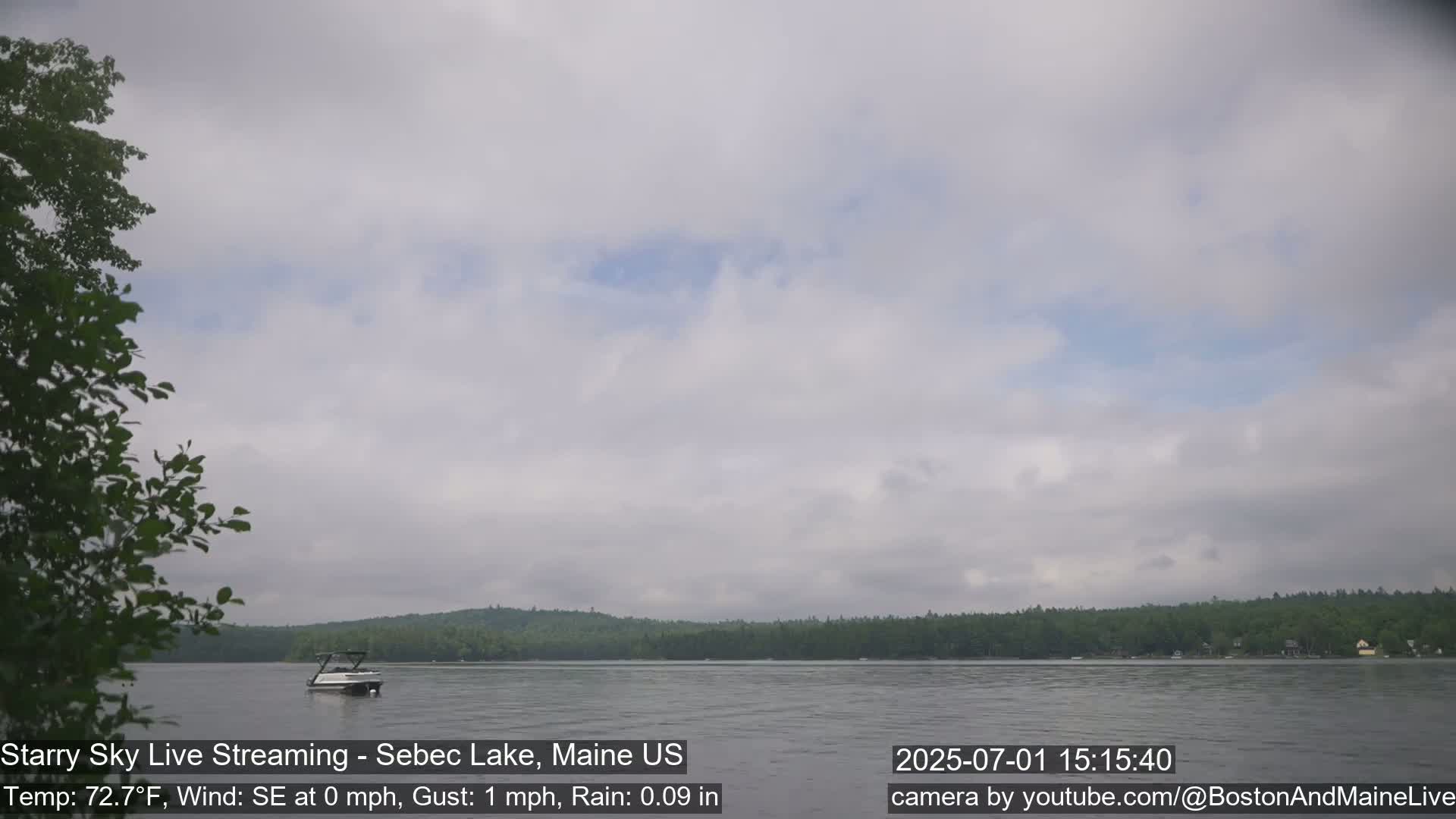 Aurora, Stars, Meteors, Chill Relax Star Live Cam - East  Millinocket, Maine , USA