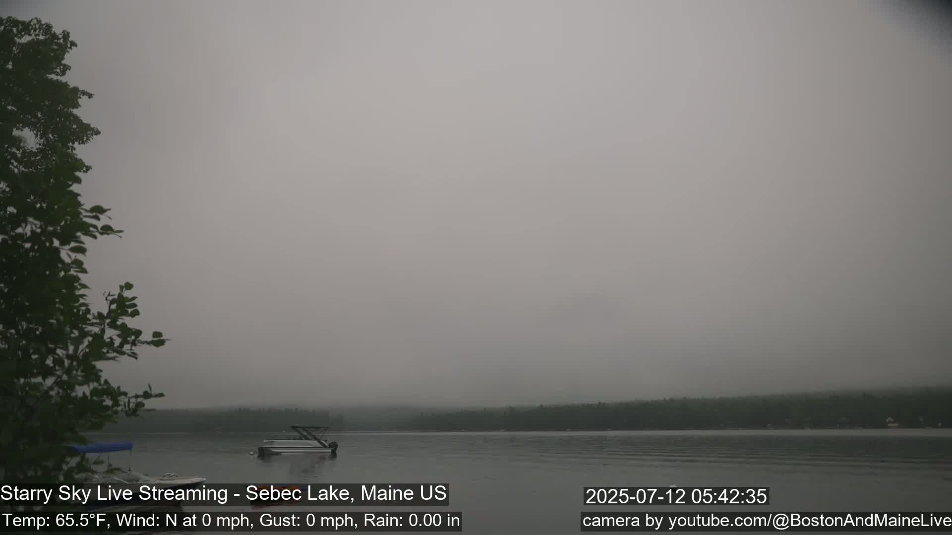 Aurora, Stars, Meteors, Chill Relax Star Live Cam - East  Millinocket, Maine , USA
