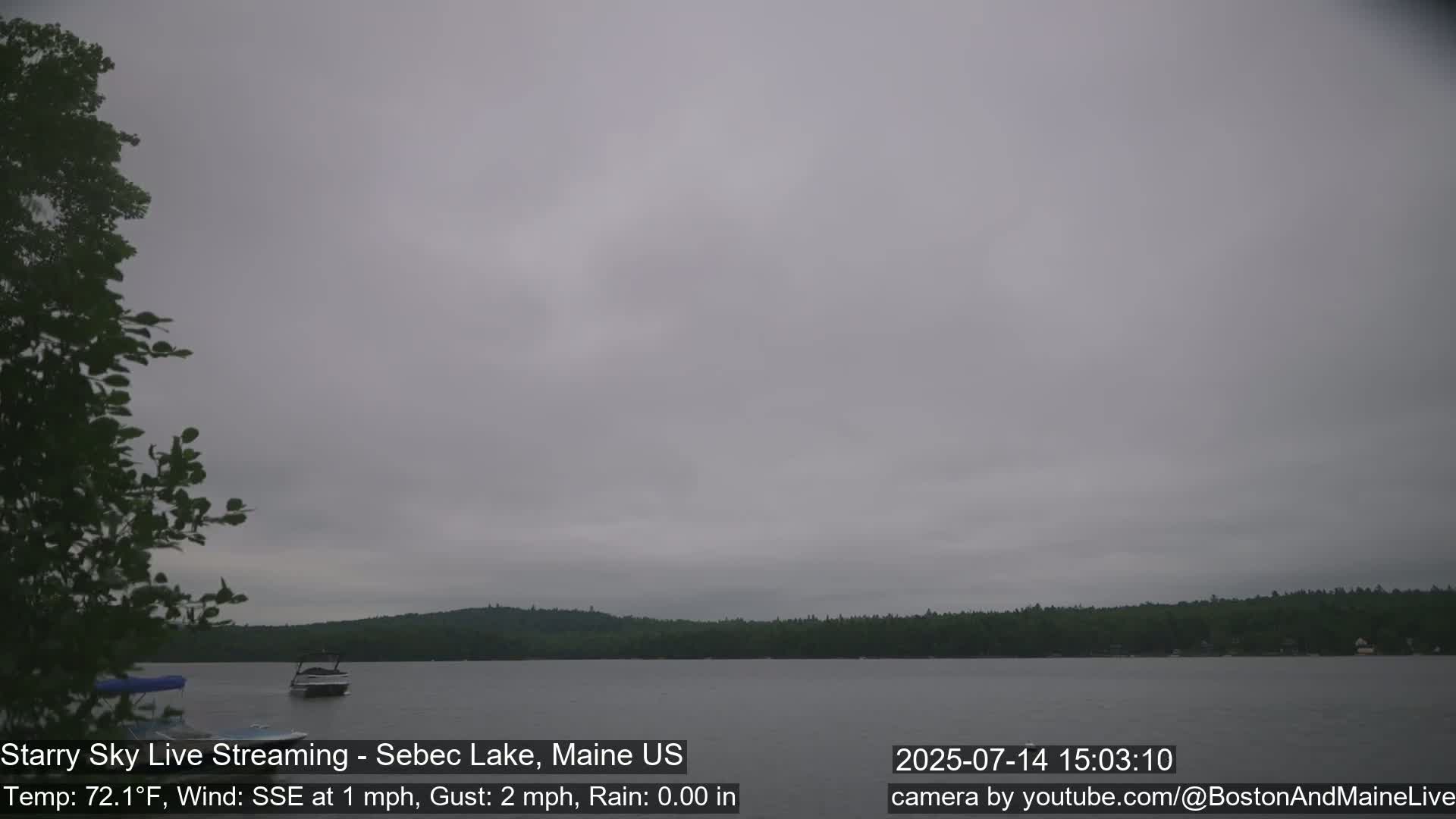 Aurora, Stars, Meteors, Chill Relax Star Live Cam - East  Millinocket, Maine , USA
