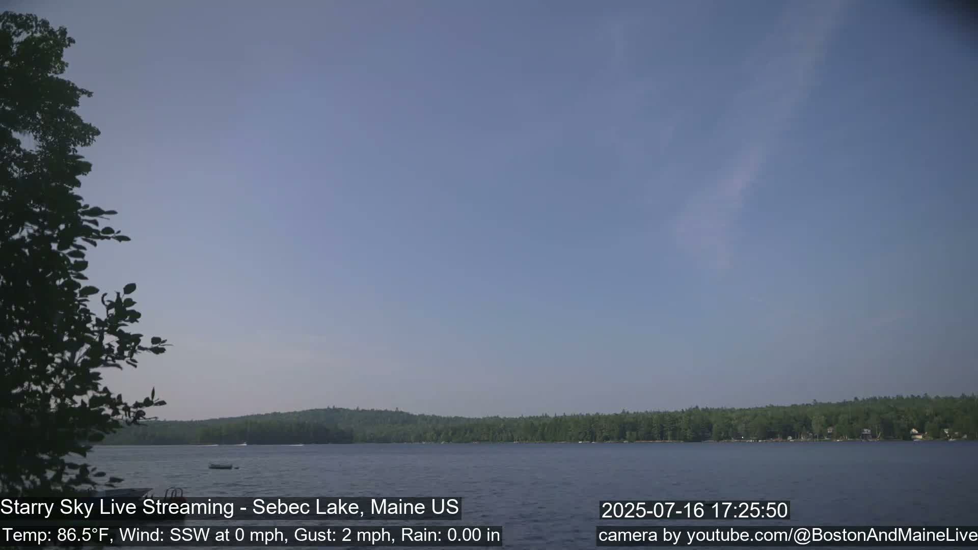 Aurora, Stars, Meteors, Chill Relax Star Live Cam - East  Millinocket, Maine , USA