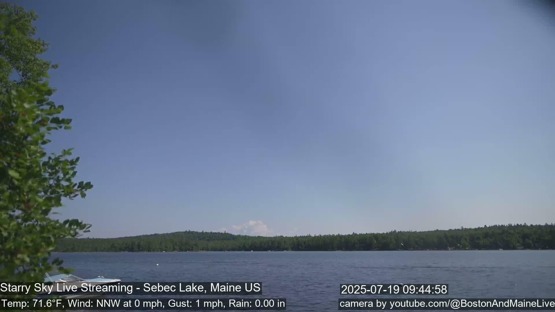 Aurora, Stars, Meteors, Chill Relax Star Live Cam - East  Millinocket, Maine , USA
