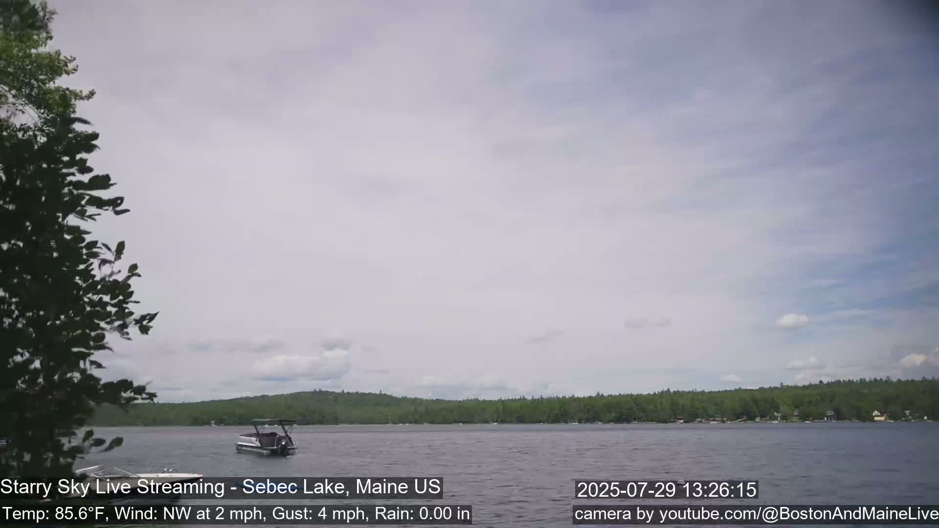 Aurora, Stars, Meteors, Chill Relax Star Live Cam - East  Millinocket, Maine , USA