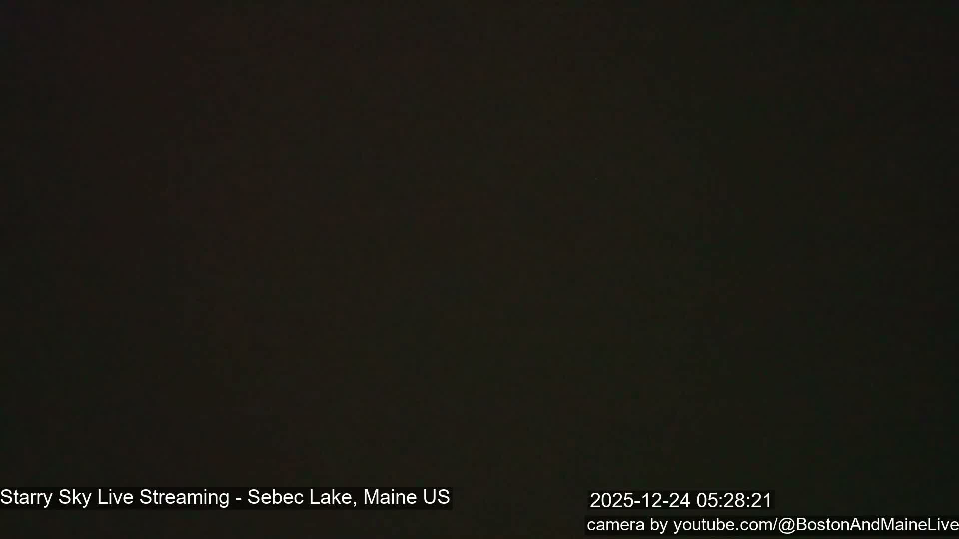 Sebec Lake, Aurora, Stars, Meteors, Chill Relax Star Live Cam - East  Millinocket, Maine , USA