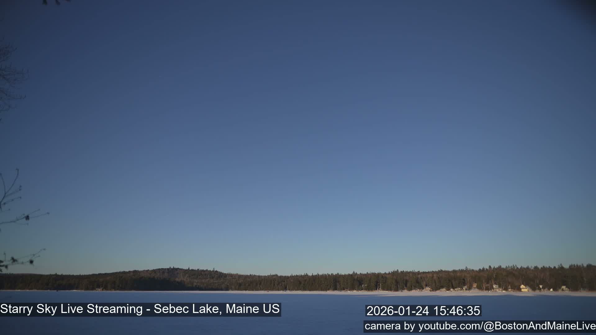Sebec Lake, Aurora, Stars, Meteors, Chill Relax Star Live Cam - East  Millinocket, Maine , USA