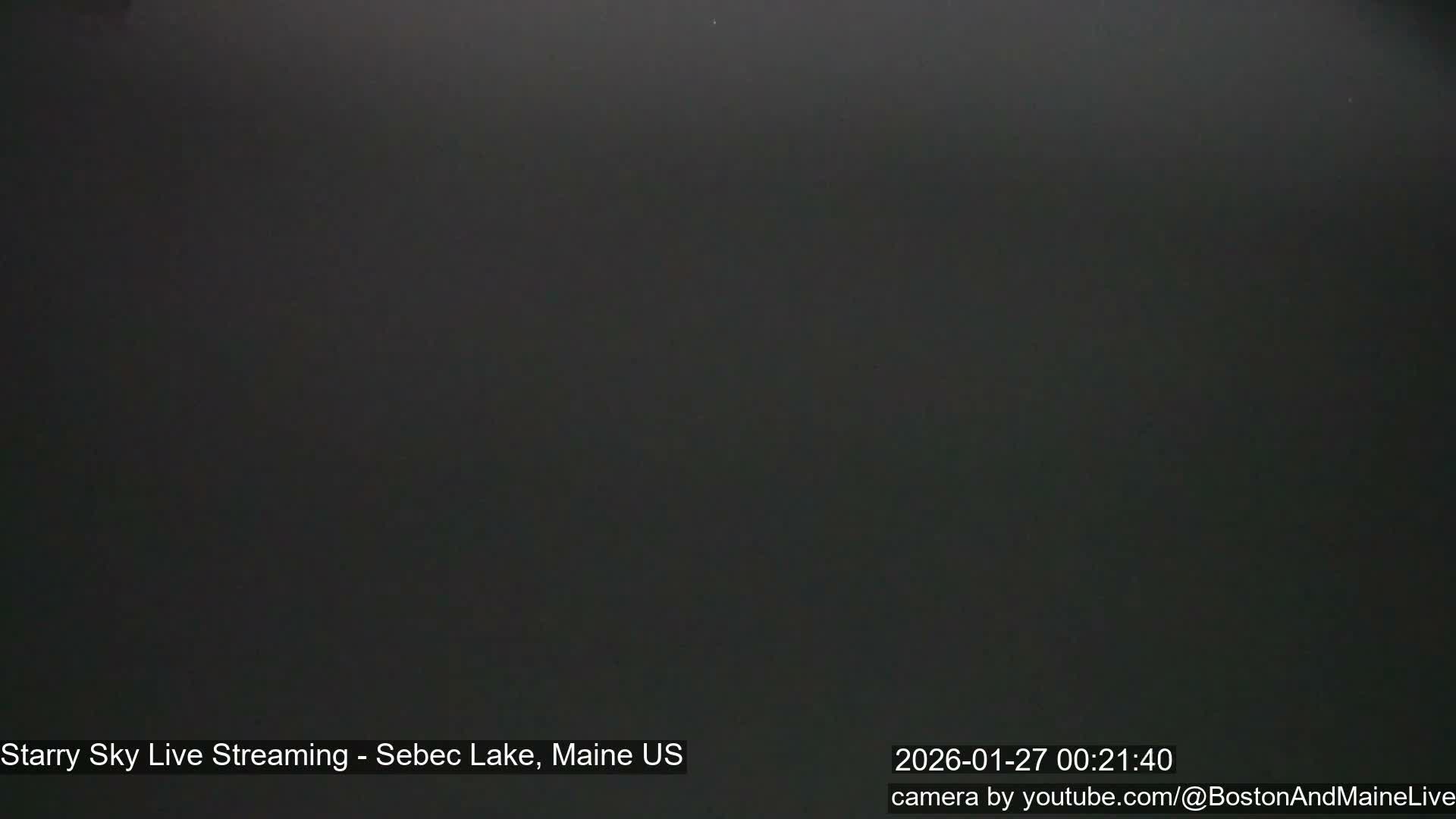 Sebec Lake, Aurora, Stars, Meteors, Chill Relax Star Live Cam - East  Millinocket, Maine , USA