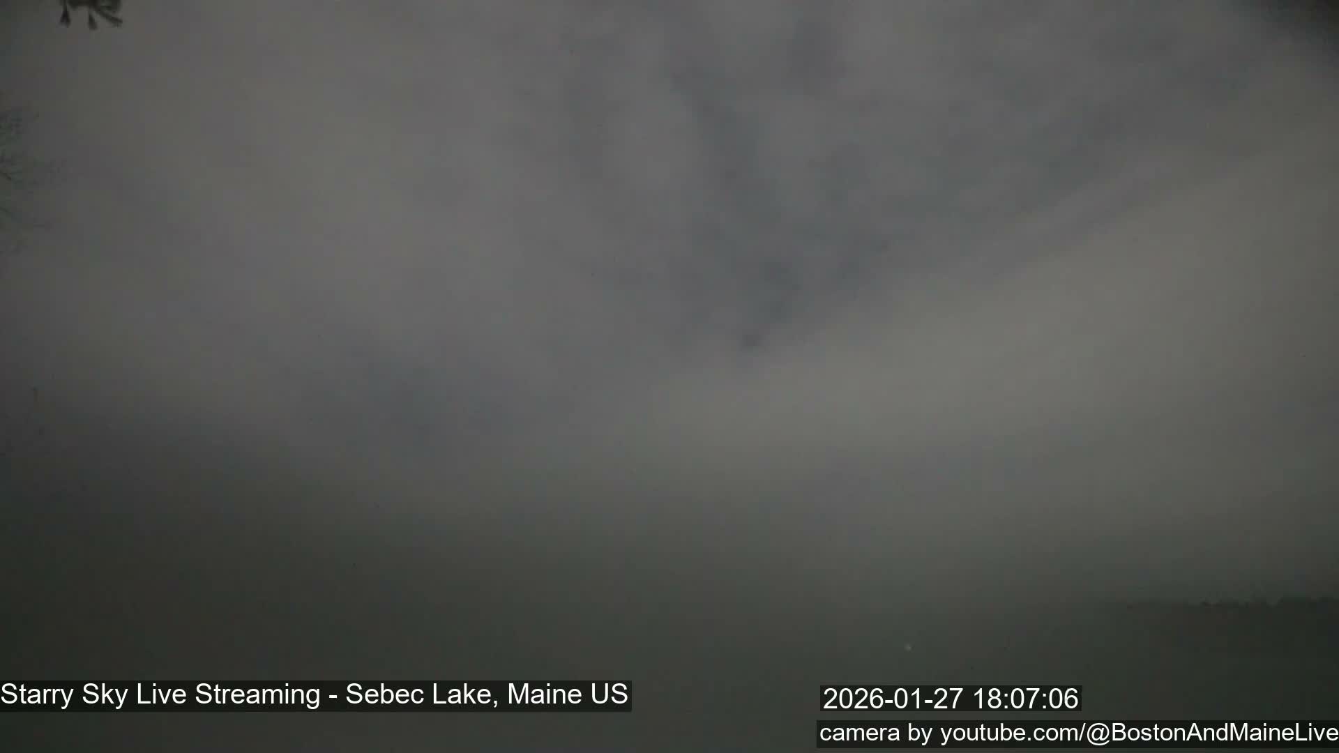 Sebec Lake, Aurora, Stars, Meteors, Chill Relax Star Live Cam - East  Millinocket, Maine , USA