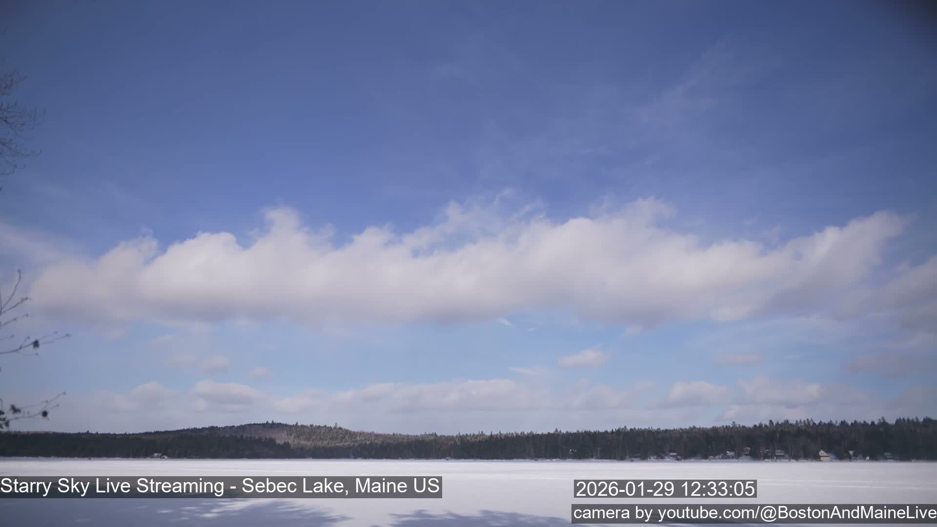 Sebec Lake, Aurora, Stars, Meteors, Chill Relax Star Live Cam - East  Millinocket, Maine , USA