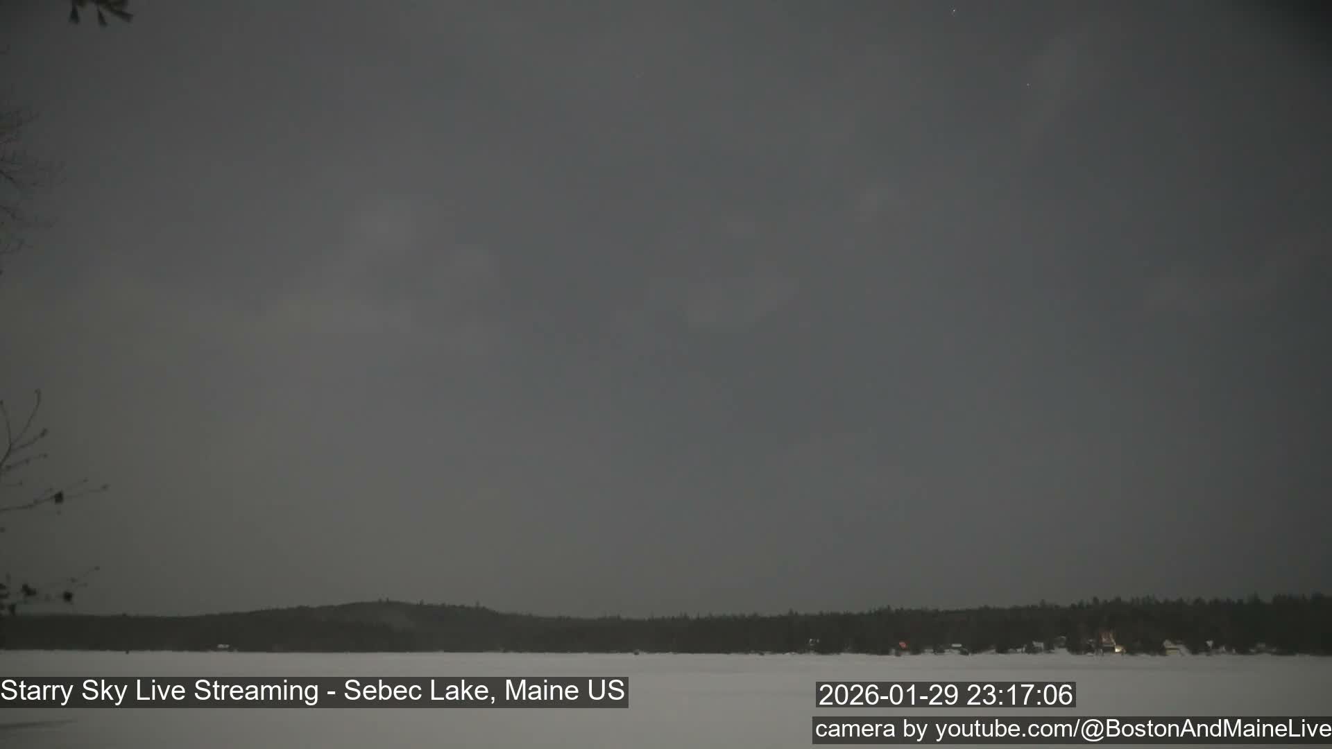Sebec Lake, Aurora, Stars, Meteors, Chill Relax Star Live Cam - East  Millinocket, Maine , USA
