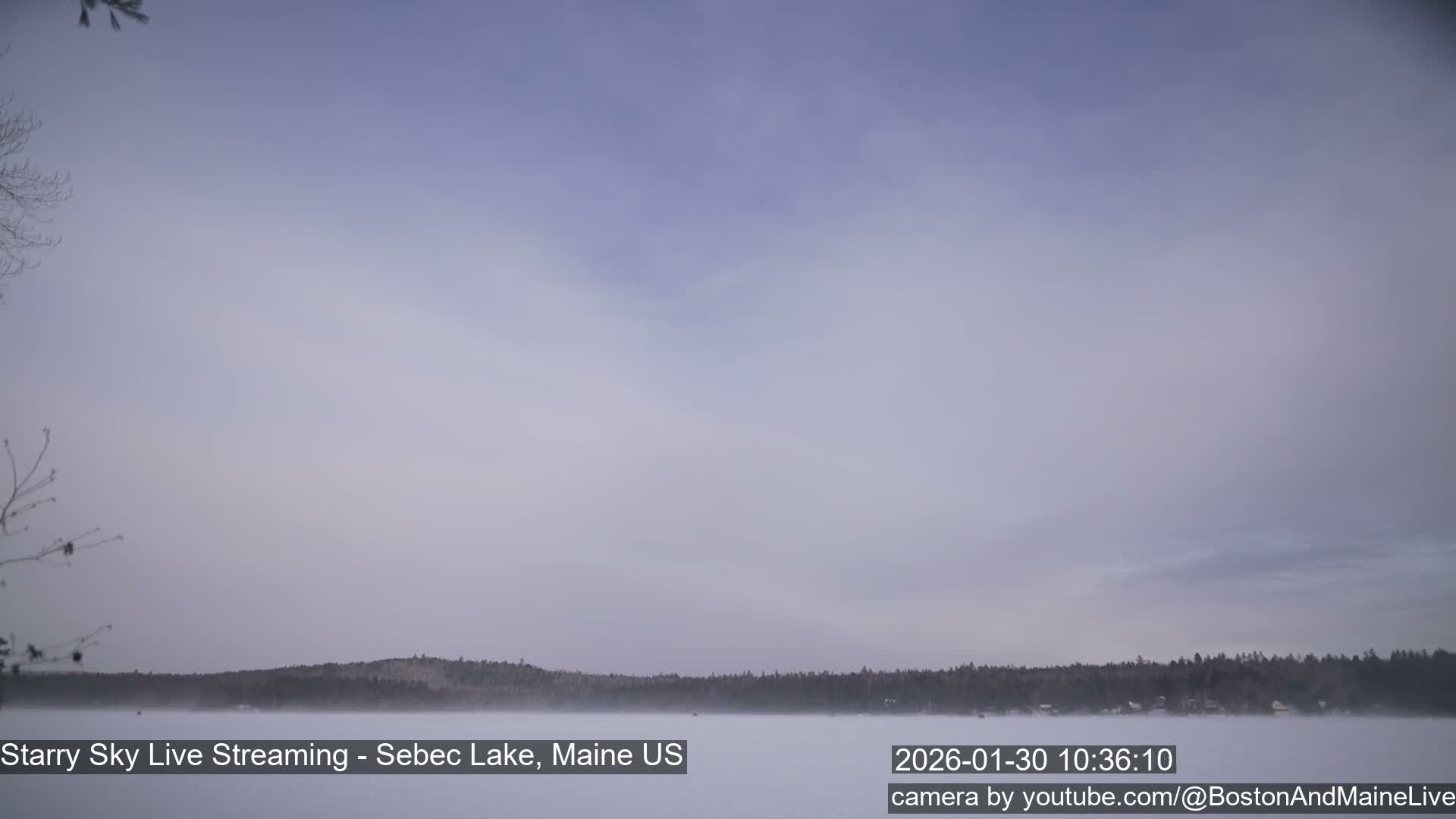Sebec Lake, Aurora, Stars, Meteors, Chill Relax Star Live Cam - East  Millinocket, Maine , USA