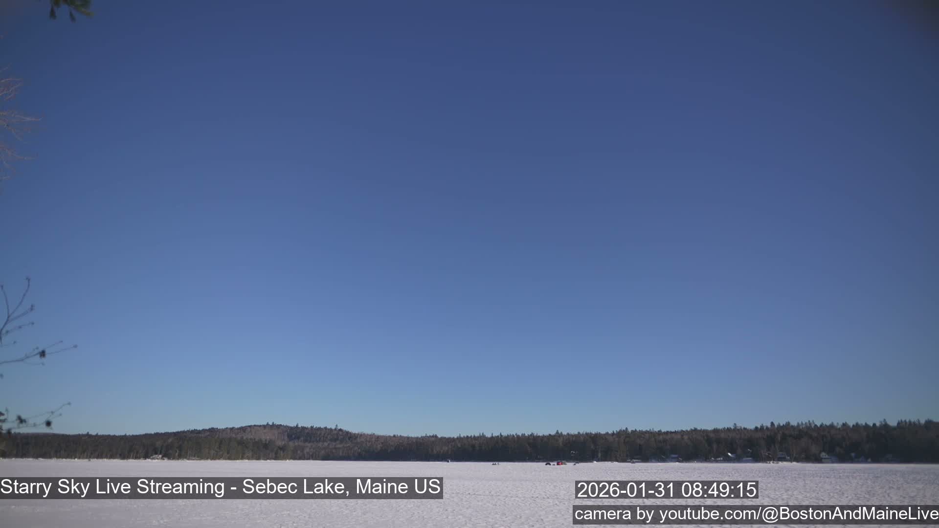 Sebec Lake, Aurora, Stars, Meteors, Chill Relax Star Live Cam - East  Millinocket, Maine , USA