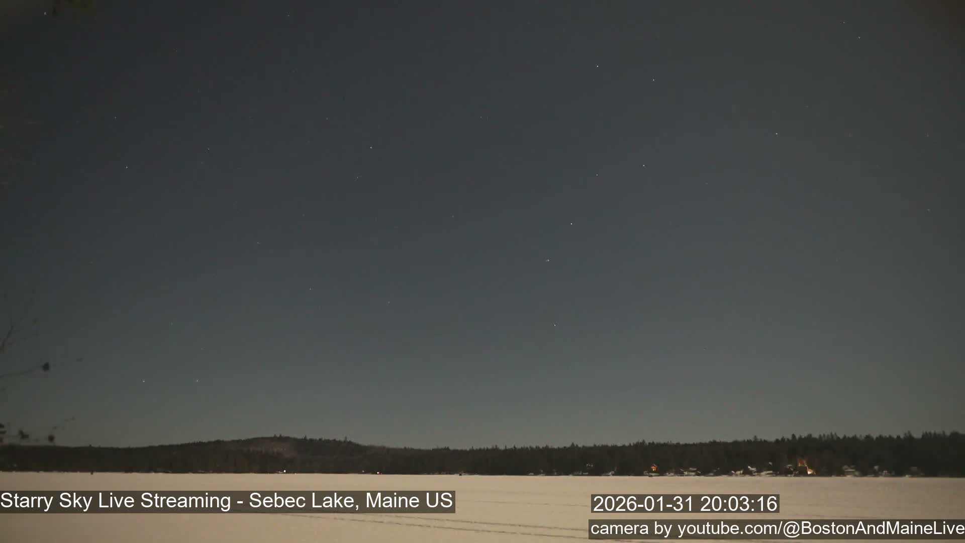 Sebec Lake, Aurora, Stars, Meteors, Chill Relax Star Live Cam - East  Millinocket, Maine , USA