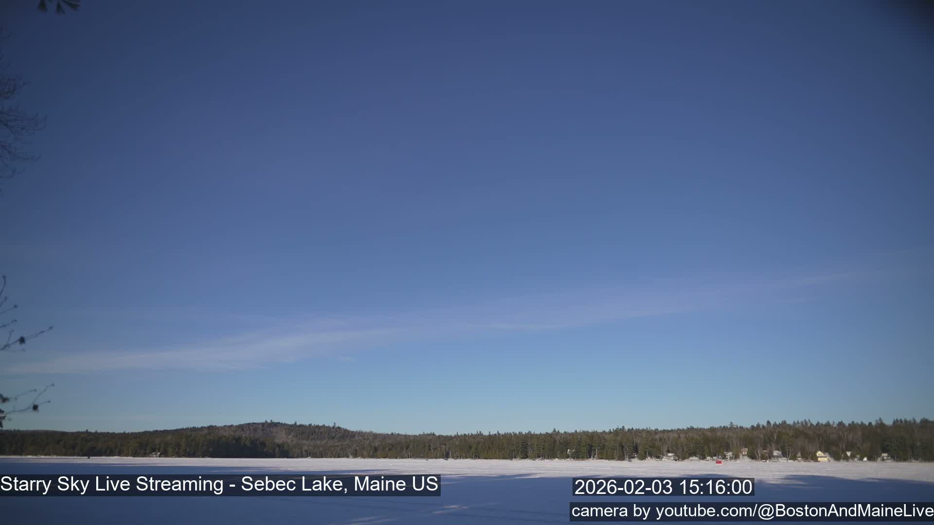 Sebec Lake, Aurora, Stars, Meteors, Chill Relax Star Live Cam - East  Millinocket, Maine , USA