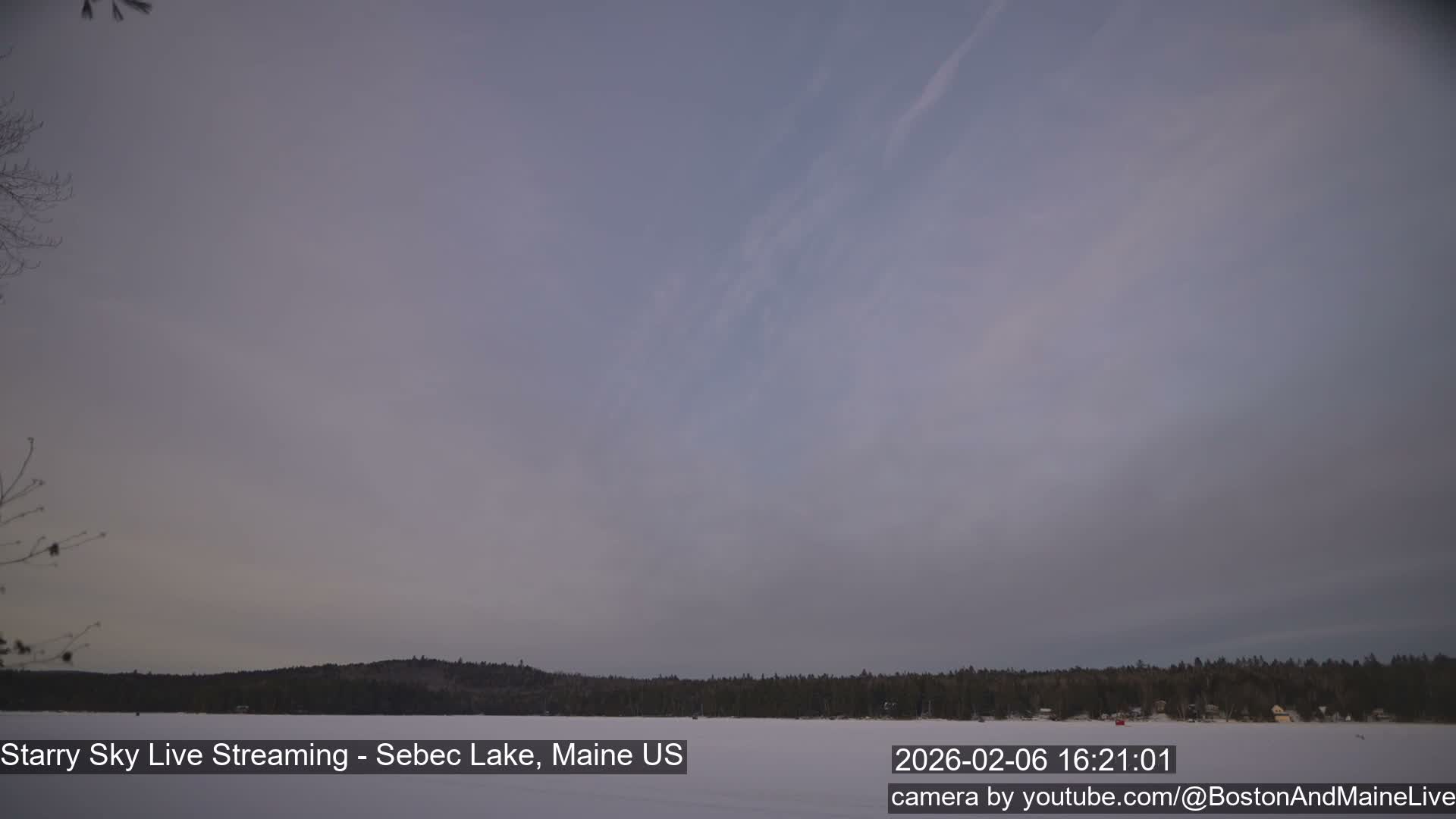 Sebec Lake, Aurora, Stars, Meteors, Chill Relax Star Live Cam - East  Millinocket, Maine , USA