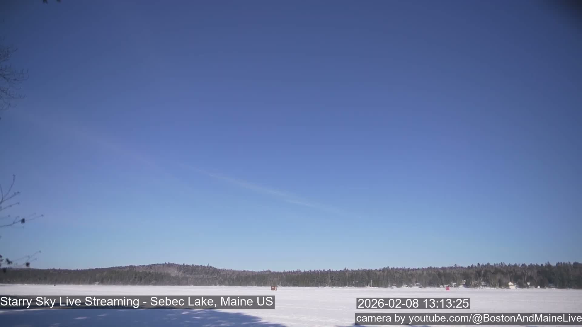 Sebec Lake, Aurora, Stars, Meteors, Chill Relax Star Live Cam - East  Millinocket, Maine , USA