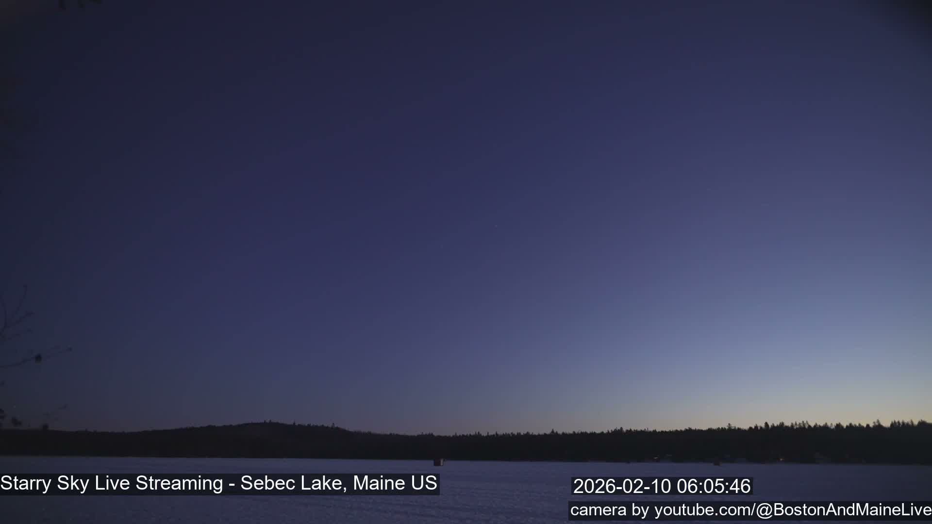 Sebec Lake, Aurora, Stars, Meteors, Chill Relax Star Live Cam - East  Millinocket, Maine , USA