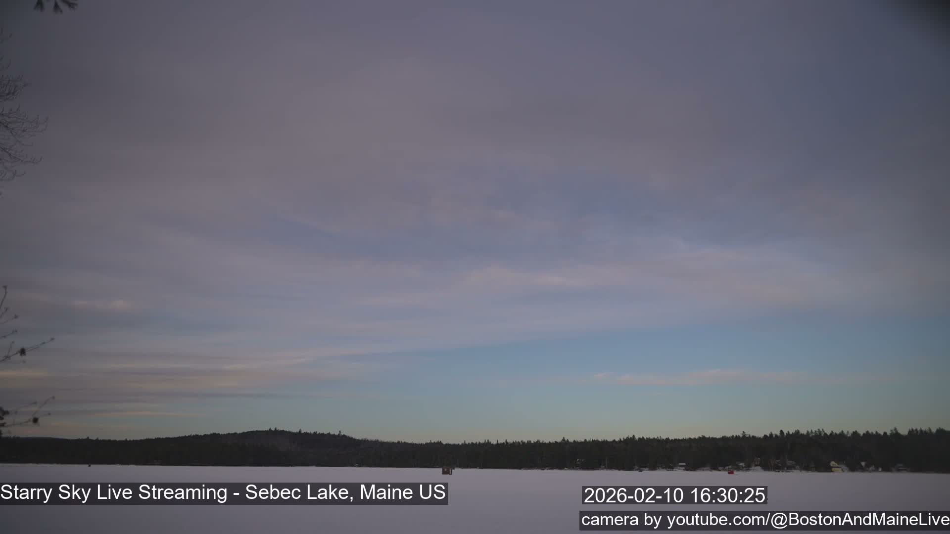 Sebec Lake, Aurora, Stars, Meteors, Chill Relax Star Live Cam - East  Millinocket, Maine , USA