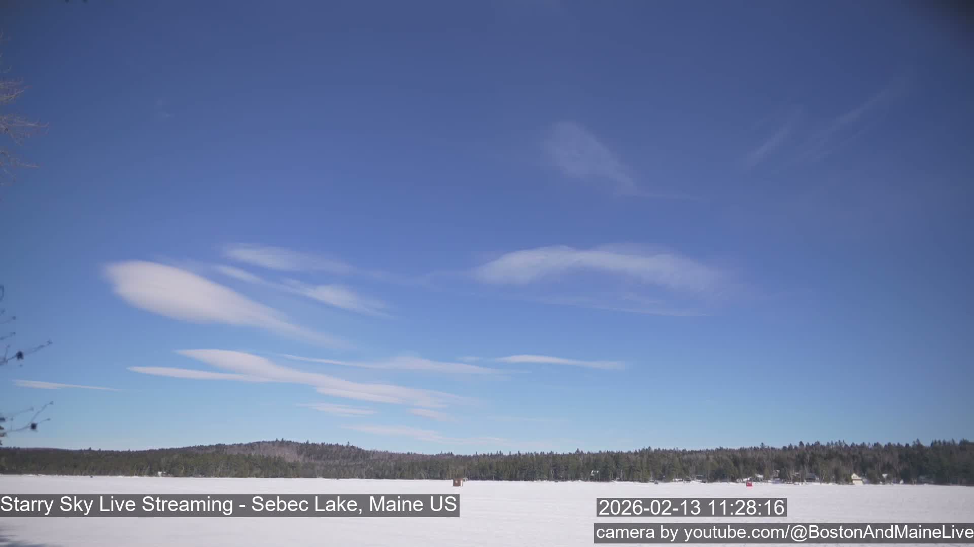 Sebec Lake, Aurora, Stars, Meteors, Chill Relax Star Live Cam - East  Millinocket, Maine , USA