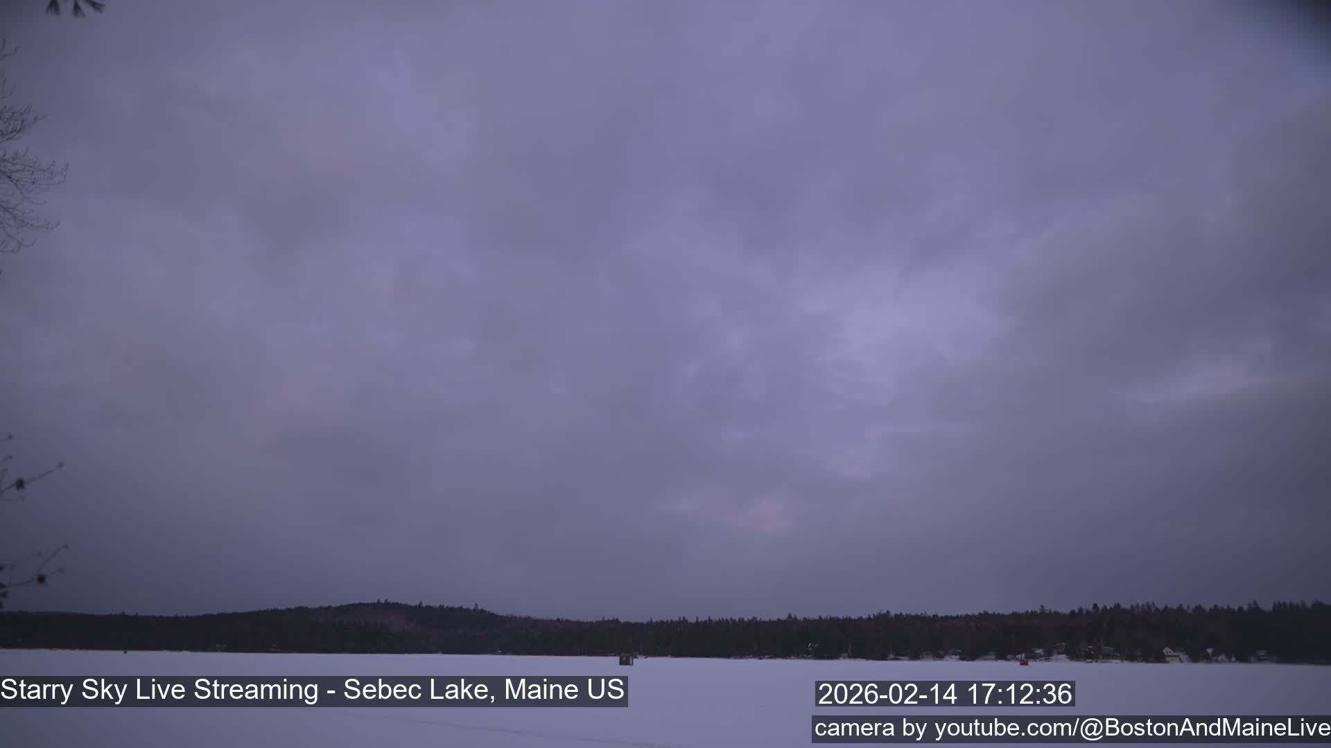 Sebec Lake, Aurora, Stars, Meteors, Chill Relax Star Live Cam - East  Millinocket, Maine , USA