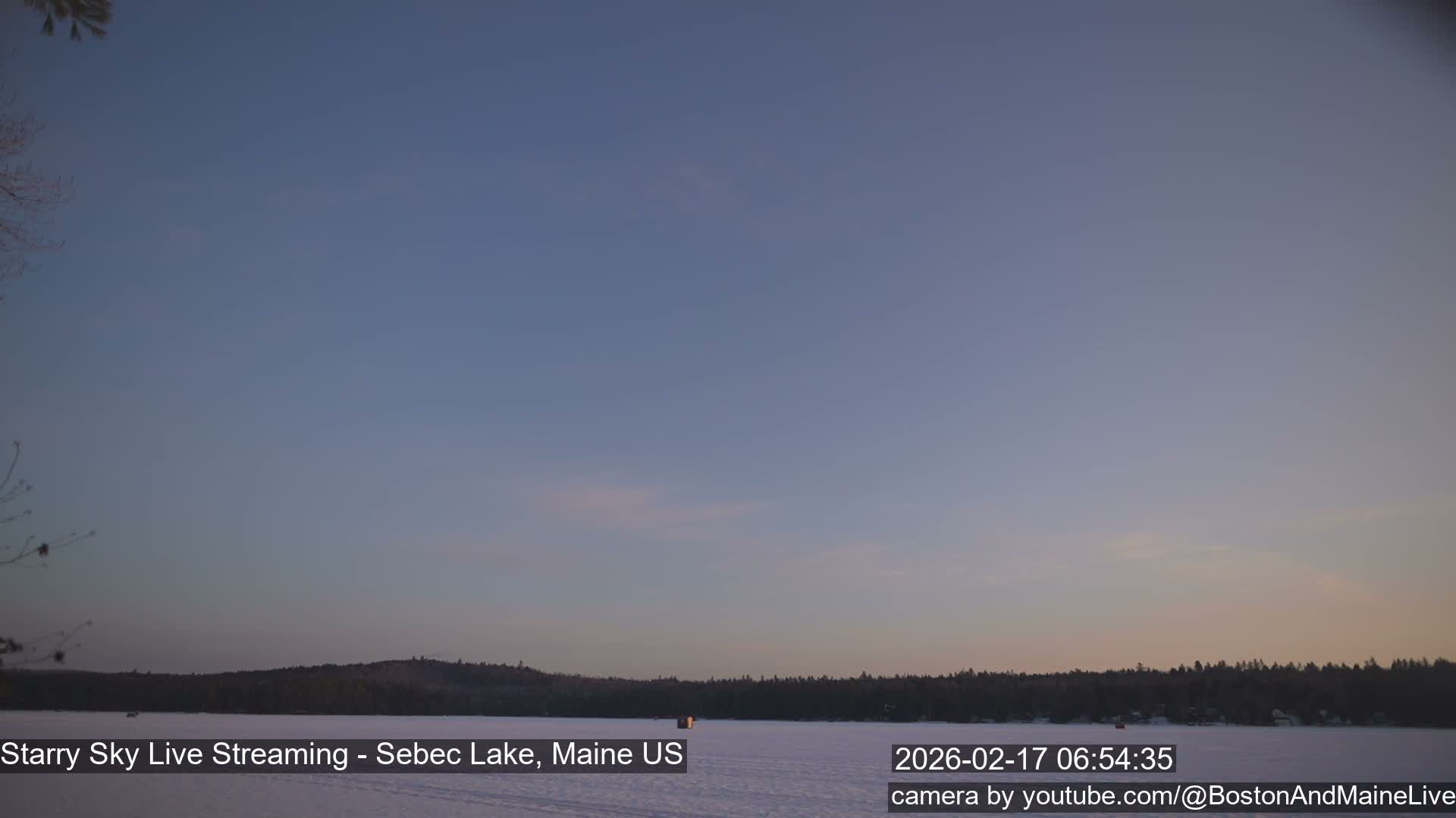 Sebec Lake, Aurora, Stars, Meteors, Chill Relax Star Live Cam - East  Millinocket, Maine , USA