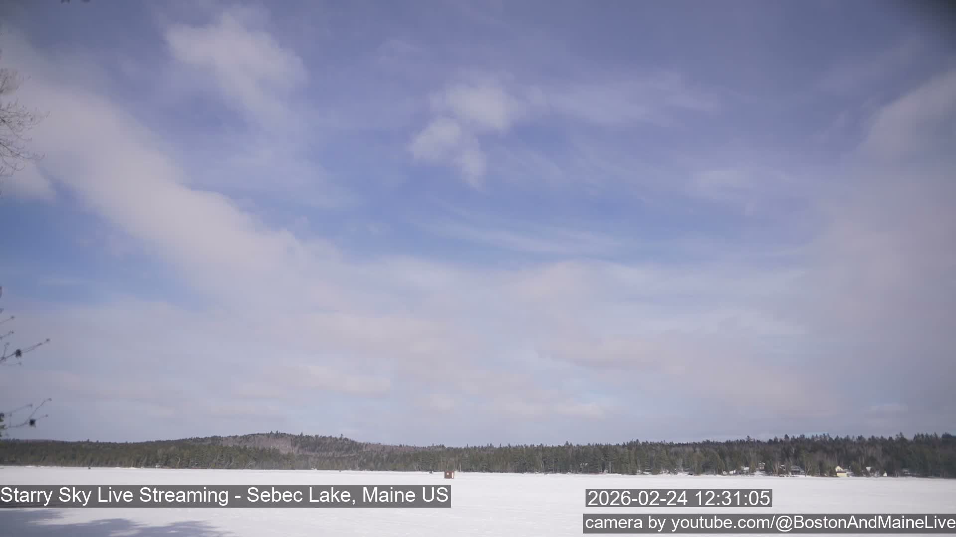 Sebec Lake, Aurora, Stars, Meteors, Chill Relax Star Live Cam - East  Millinocket, Maine , USA