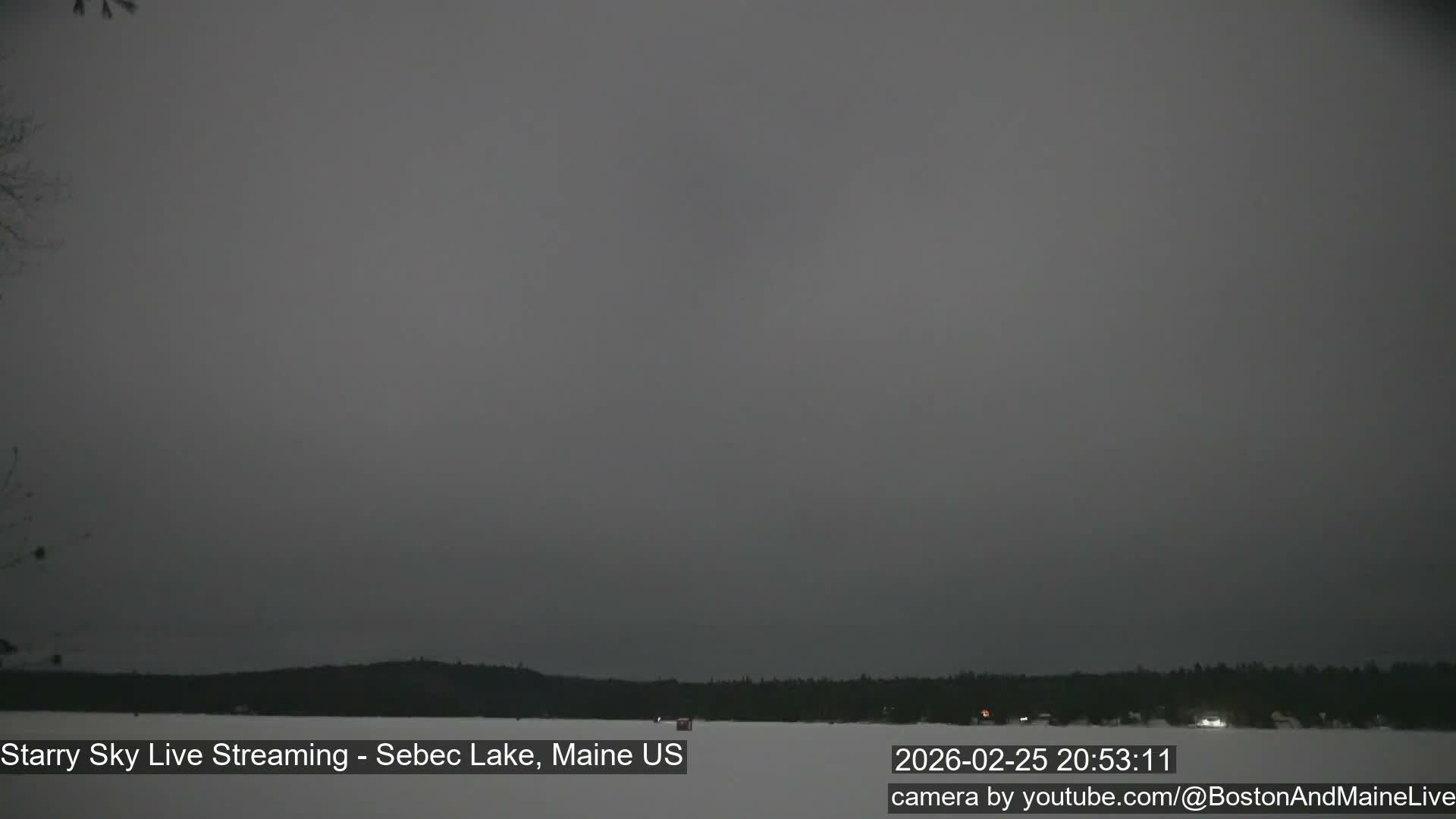 Sebec Lake, Aurora, Stars, Meteors, Chill Relax Star Live Cam - East  Millinocket, Maine , USA