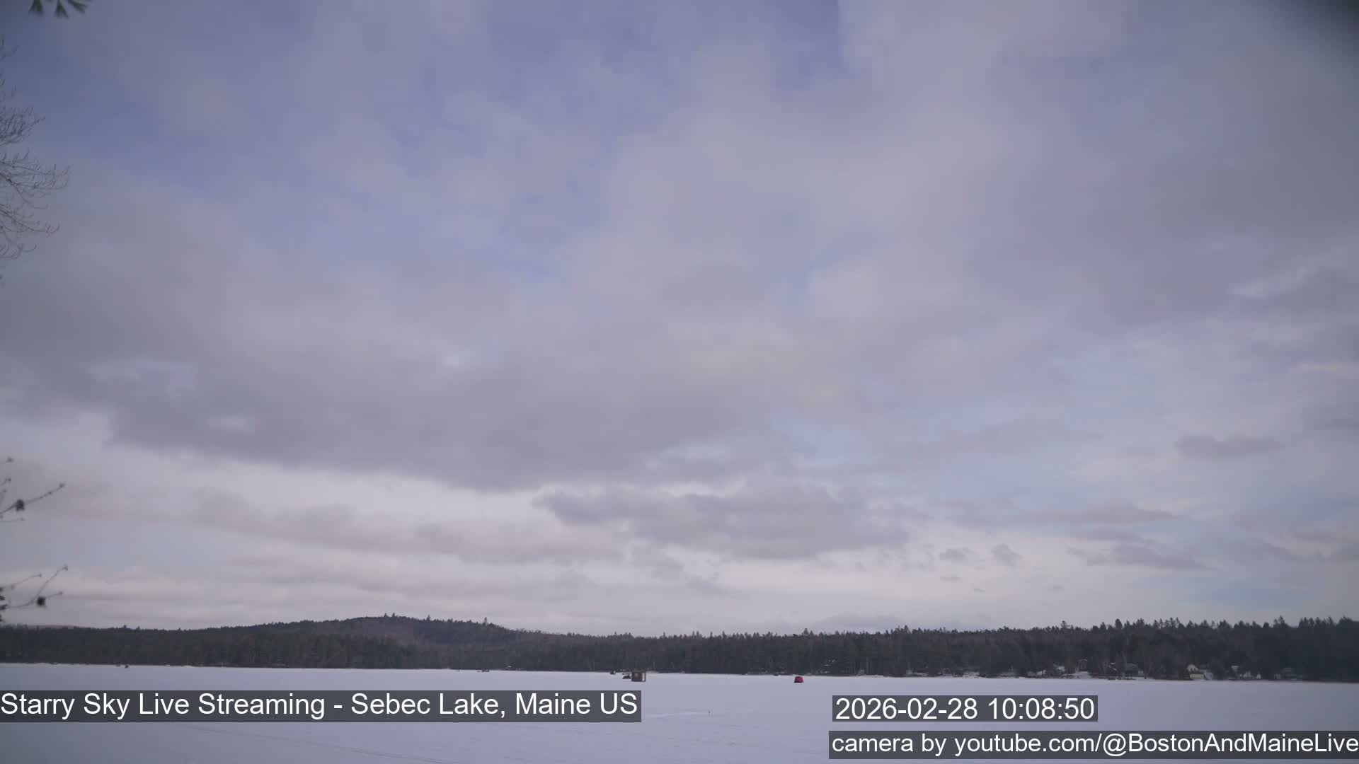 Sebec Lake, Aurora, Stars, Meteors, Chill Relax Star Live Cam - East  Millinocket, Maine , USA