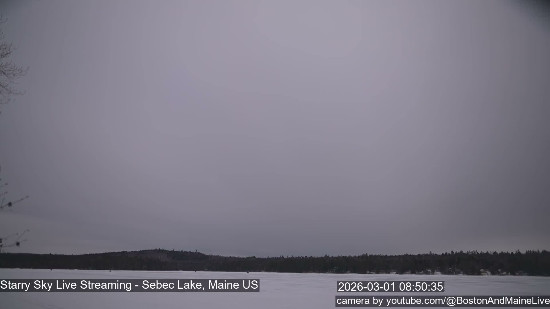 Sebec Lake, Aurora, Stars, Meteors, Chill Relax Star Live Cam - East  Millinocket, Maine , USA
