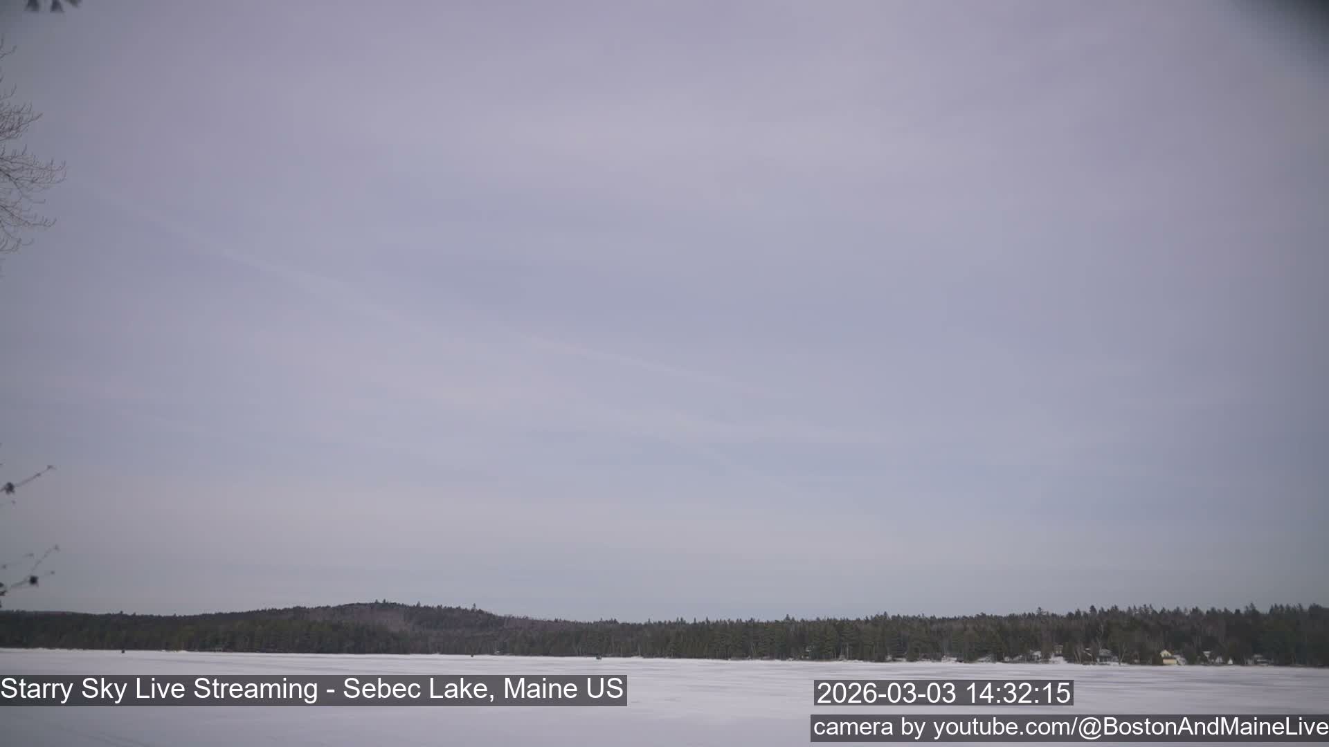 Sebec Lake, Aurora, Stars, Meteors, Chill Relax Star Live Cam - East  Millinocket, Maine , USA