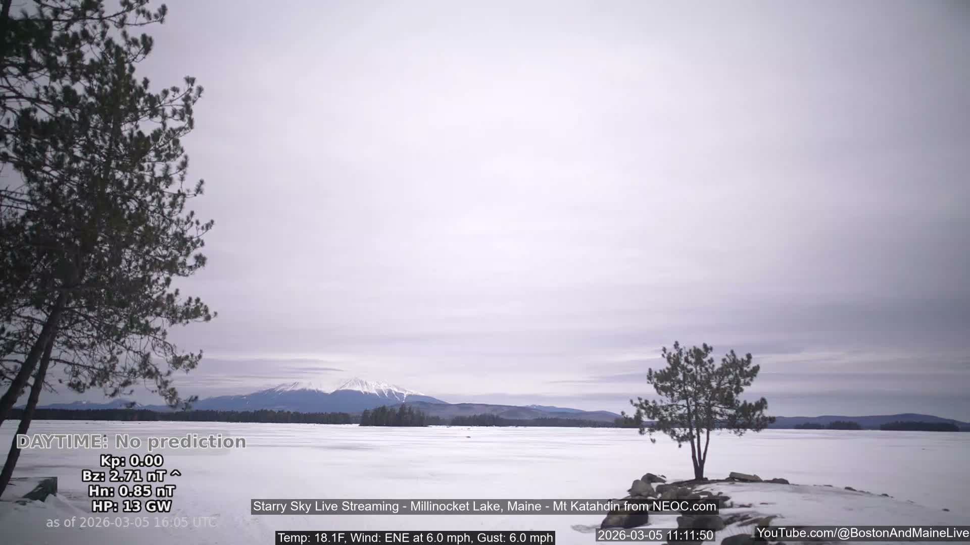 Sebec Lake, Aurora, Stars, Meteors, Chill Relax Star Live Cam - East  Millinocket, Maine , USA