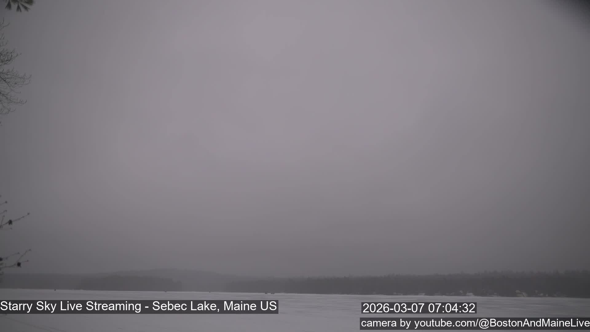 Sebec Lake, Aurora, Stars, Meteors, Chill Relax Star Live Cam - East  Millinocket, Maine , USA