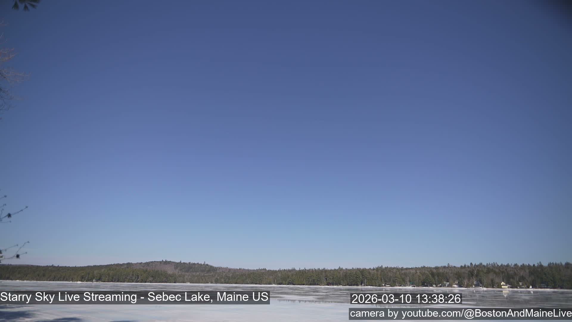 Sebec Lake, Aurora, Stars, Meteors, Chill Relax Star Live Cam - East  Millinocket, Maine , USA