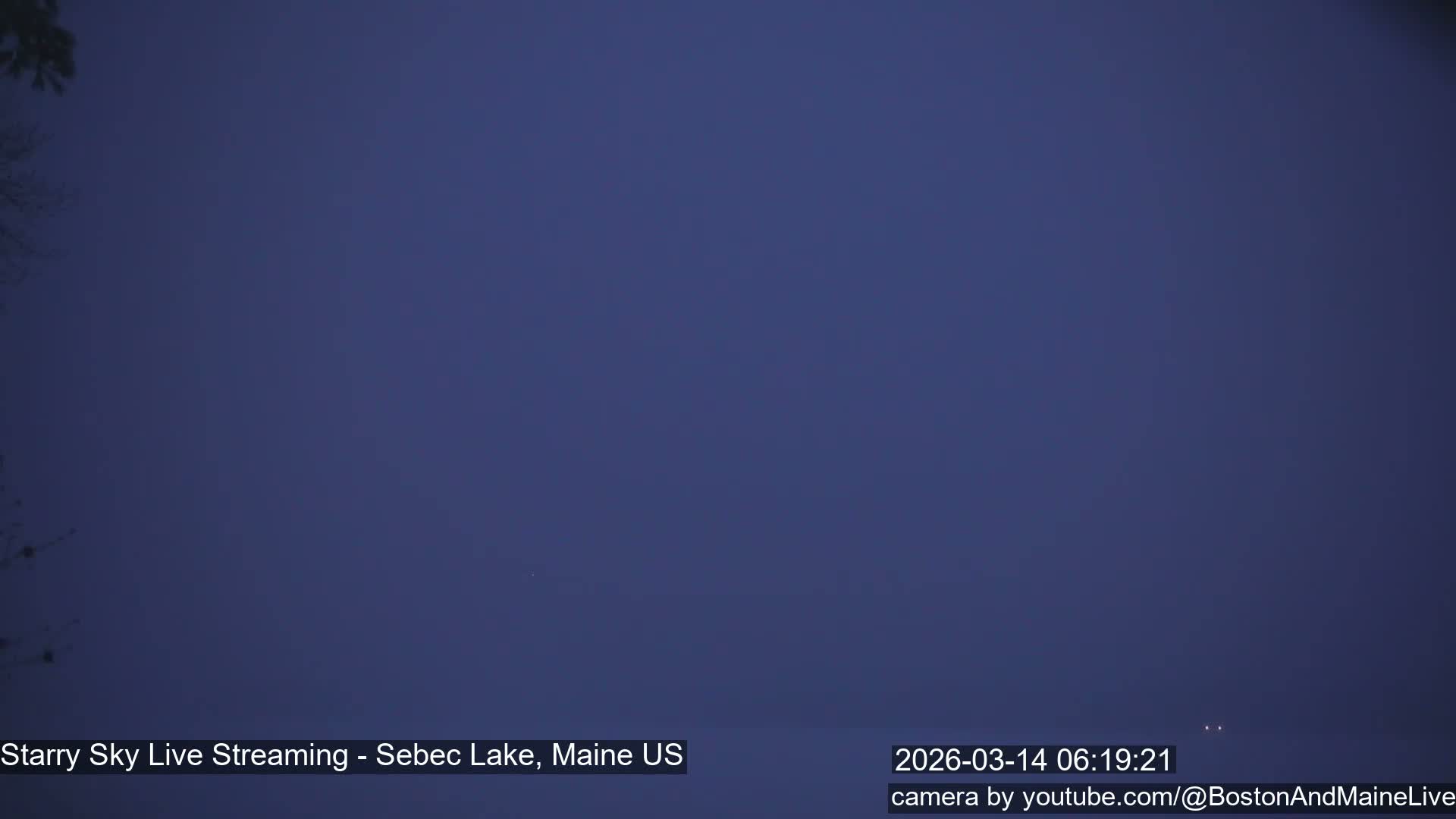 Sebec Lake, Aurora, Stars, Meteors, Chill Relax Star Live Cam - East  Millinocket, Maine , USA