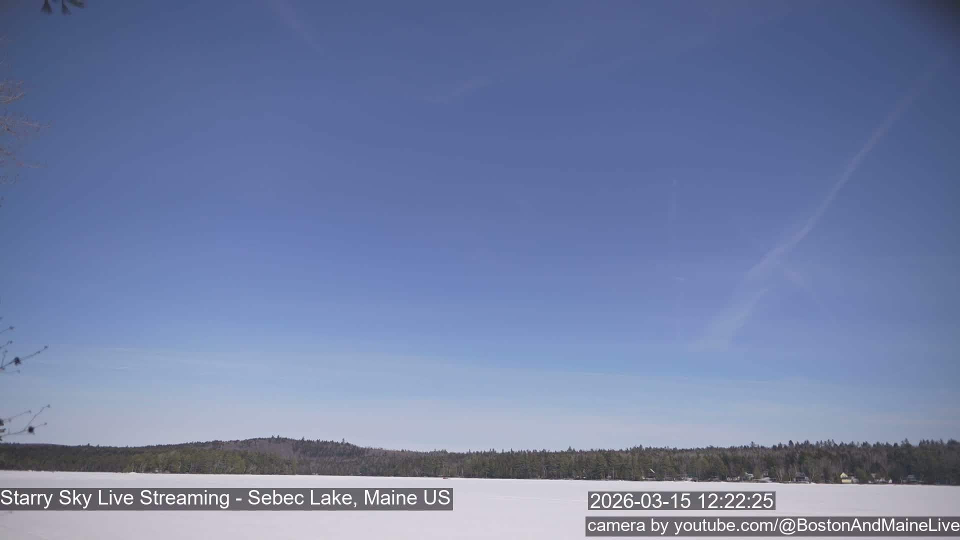 Sebec Lake, Aurora, Stars, Meteors, Chill Relax Star Live Cam - East  Millinocket, Maine , USA