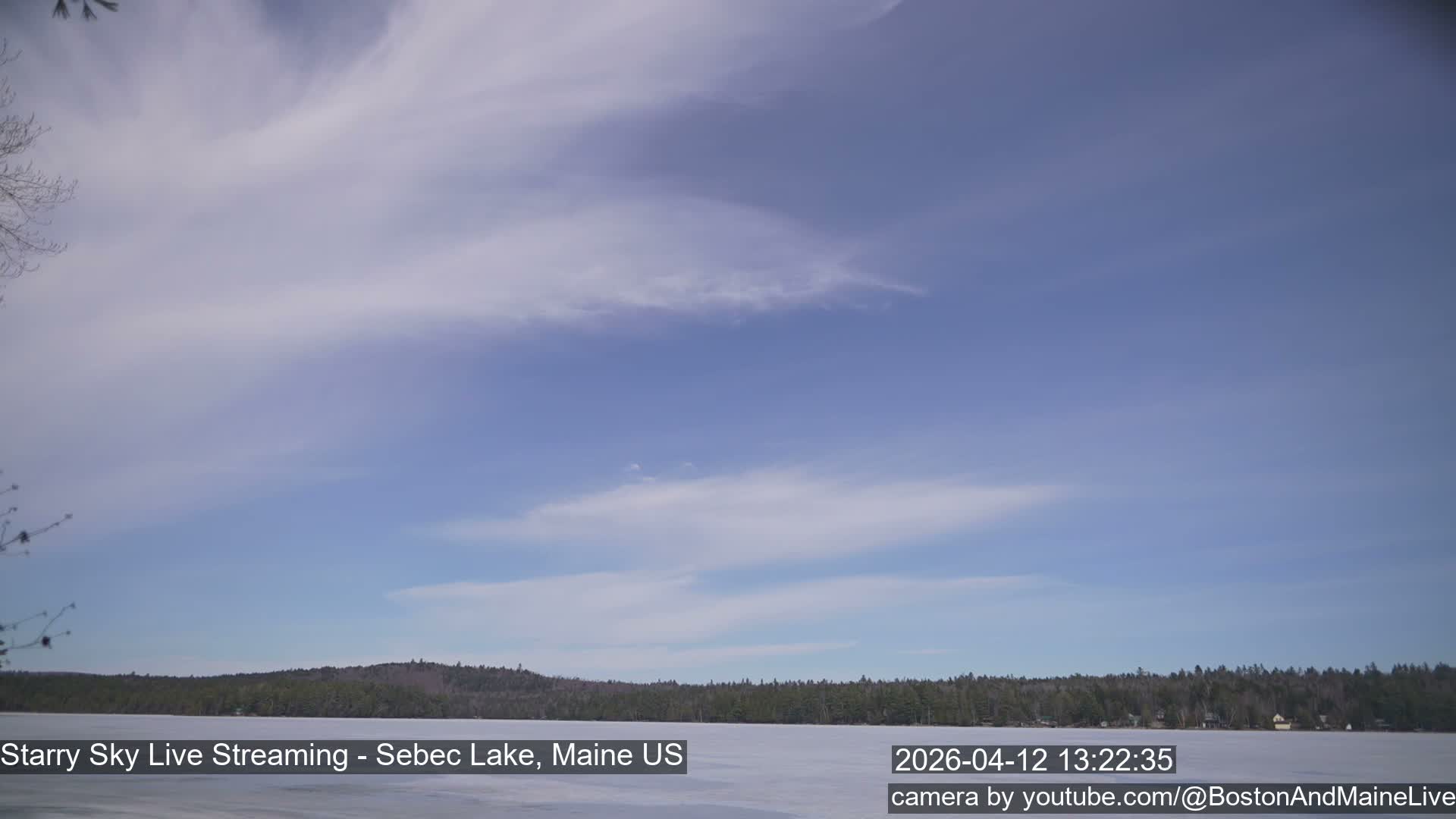 Sebec Lake, Aurora, Stars, Meteors, Chill Relax Star Live Cam - East  Millinocket, Maine , USA