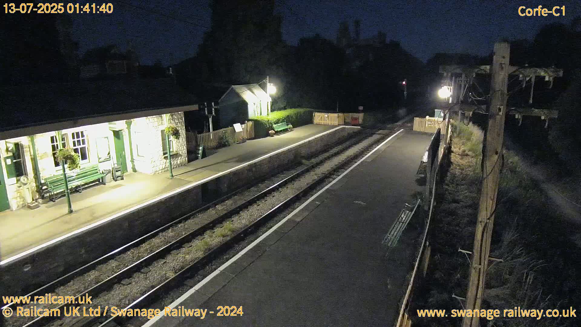 Corfe Castle View & Corfe Railway Station Live Cam - Purbeck, Dorset, South West, England, United Kingdom