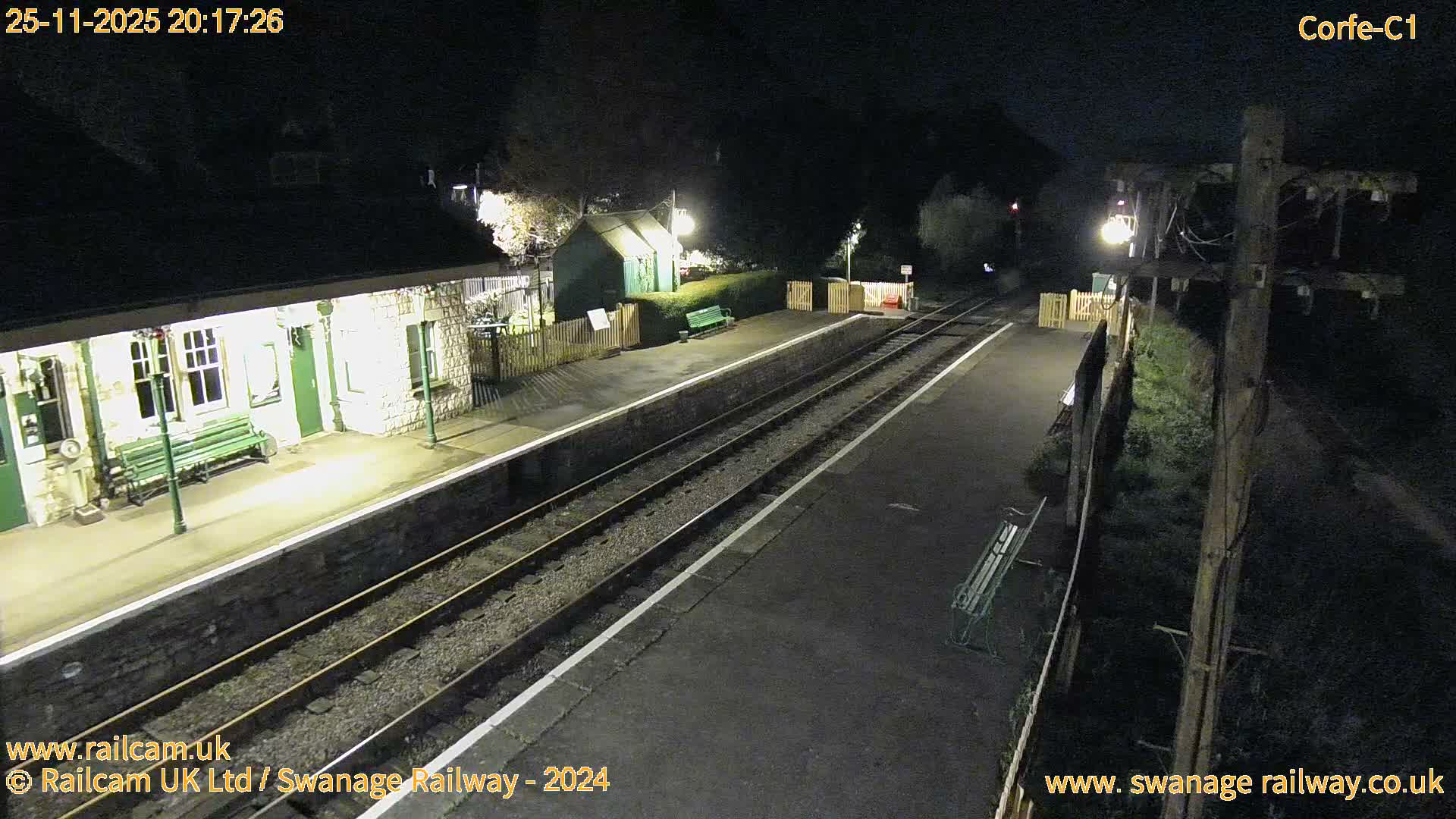 Corfe Castle View & Corfe Railway Station Live Cam - Purbeck, Dorset, South West, England, United Kingdom