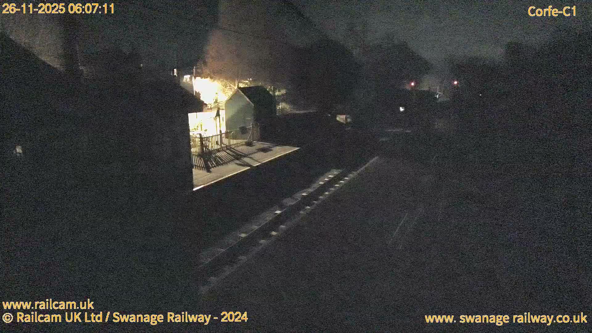 Corfe Castle View & Corfe Railway Station Live Cam - Purbeck, Dorset, South West, England, United Kingdom