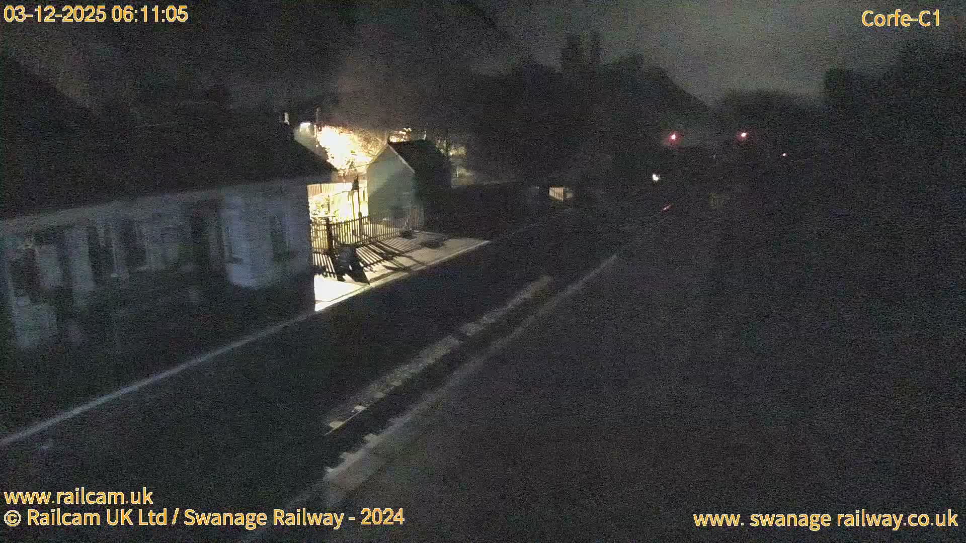 Corfe Castle View & Corfe Railway Station Live Cam - Purbeck, Dorset, South West, England, United Kingdom