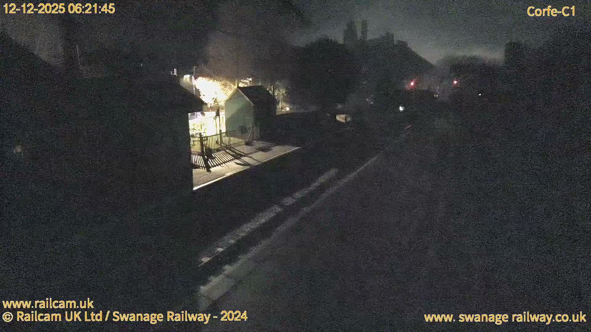 Corfe Castle View & Corfe Railway Station Live Cam - Purbeck, Dorset, South West, England, United Kingdom