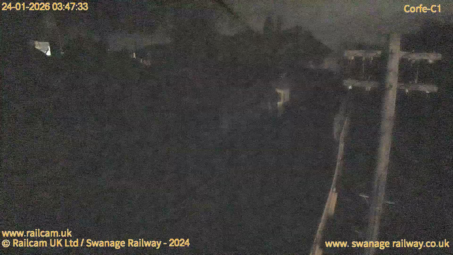 Corfe Castle View & Corfe Railway Station Live Cam - Purbeck, Dorset, South West, England, United Kingdom