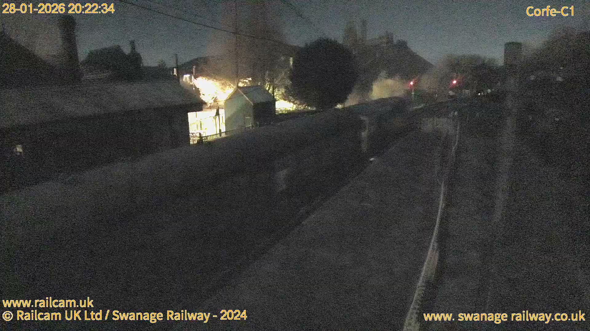 Corfe Castle View & Corfe Railway Station Live Cam - Purbeck, Dorset, South West, England, United Kingdom