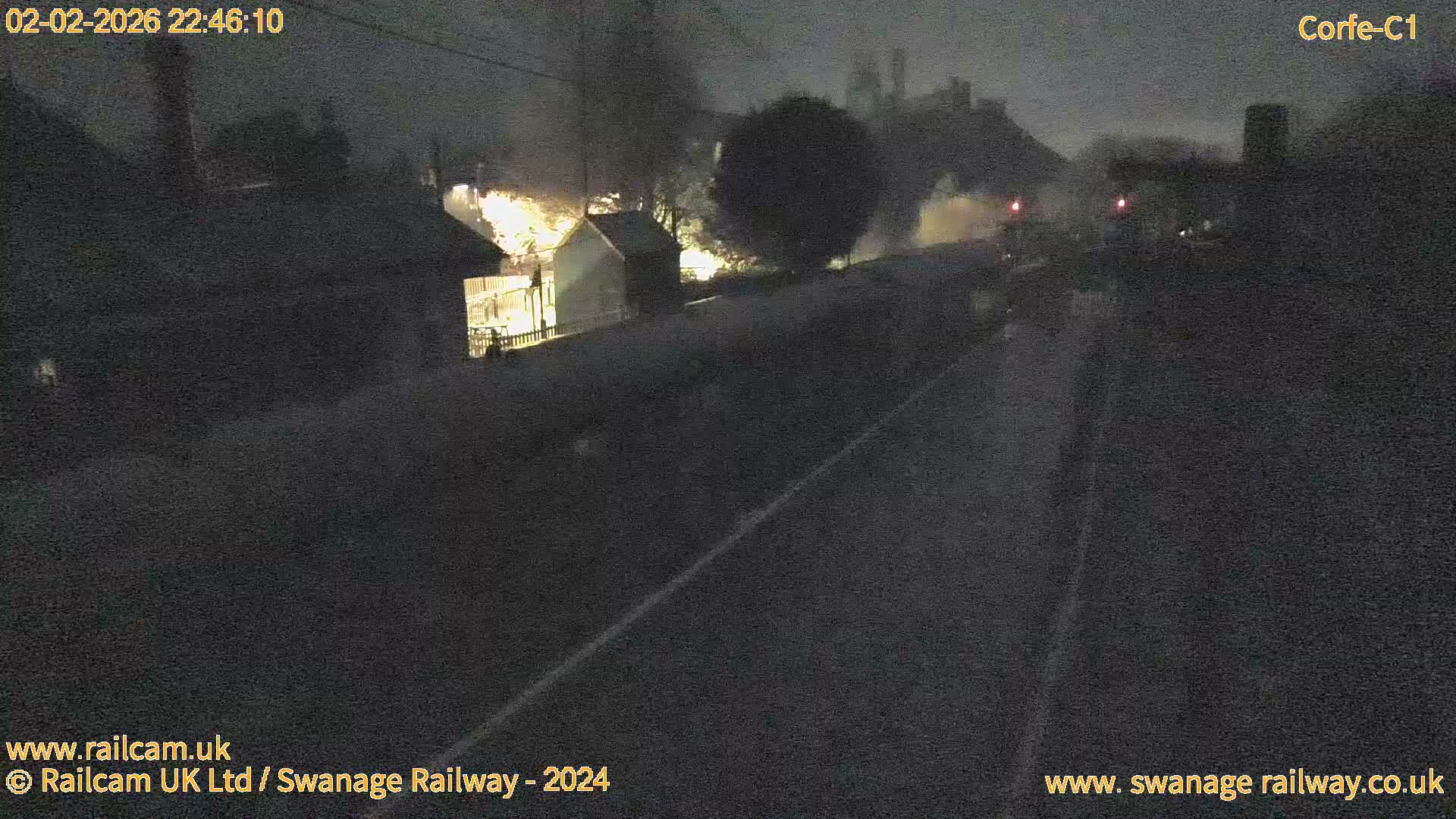 Corfe Castle View & Corfe Railway Station Live Cam - Purbeck, Dorset, South West, England, United Kingdom