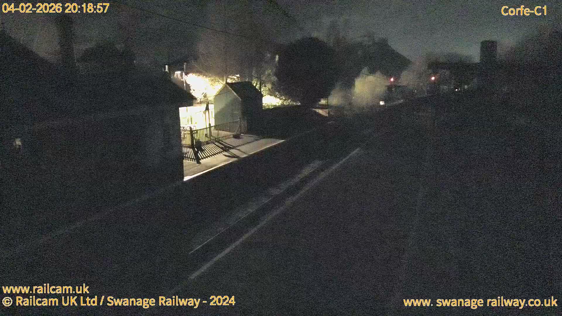 Corfe Castle View & Corfe Railway Station Live Cam - Purbeck, Dorset, South West, England, United Kingdom