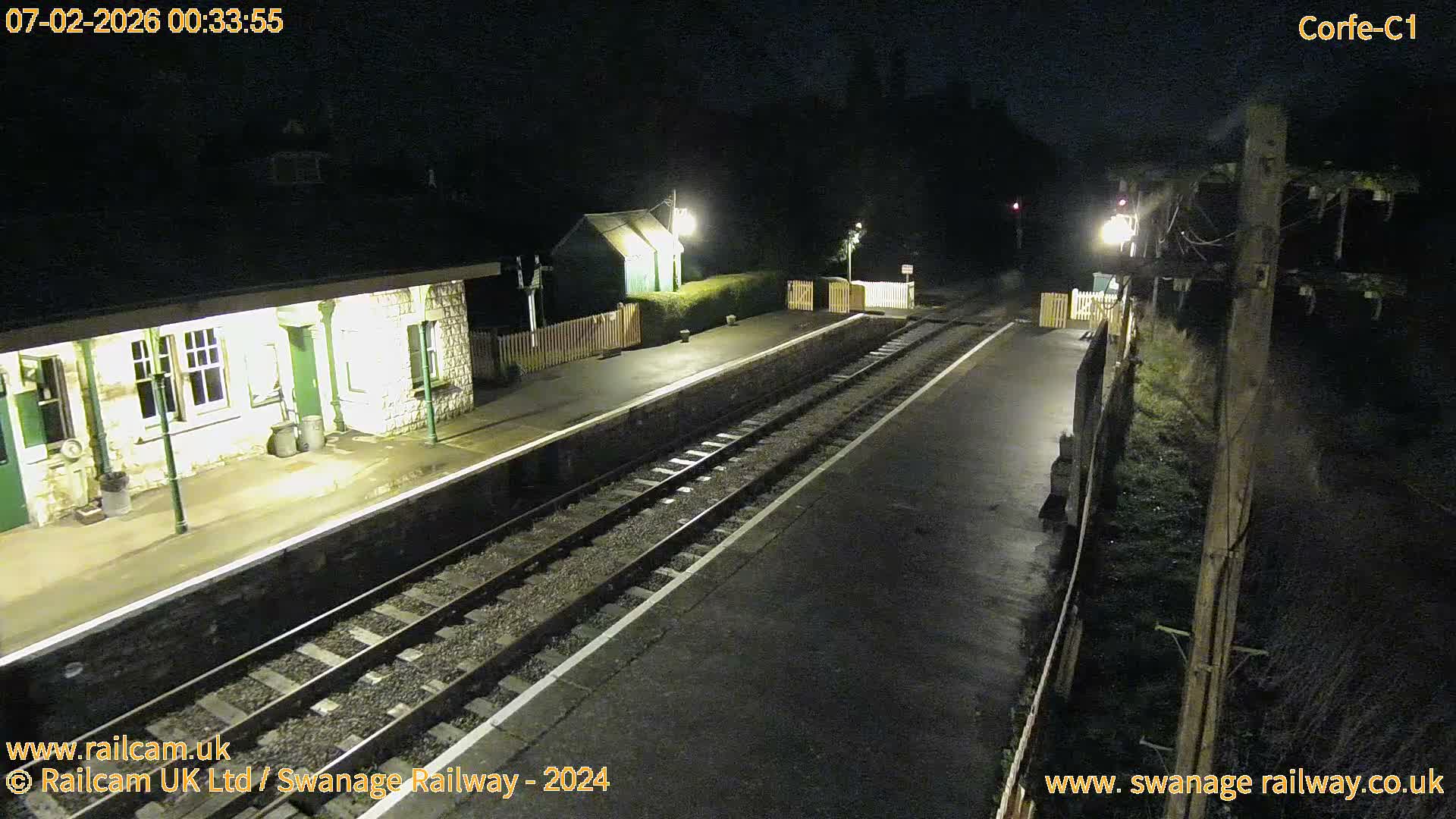 Corfe Castle View & Corfe Railway Station Live Cam - Purbeck, Dorset, South West, England, United Kingdom