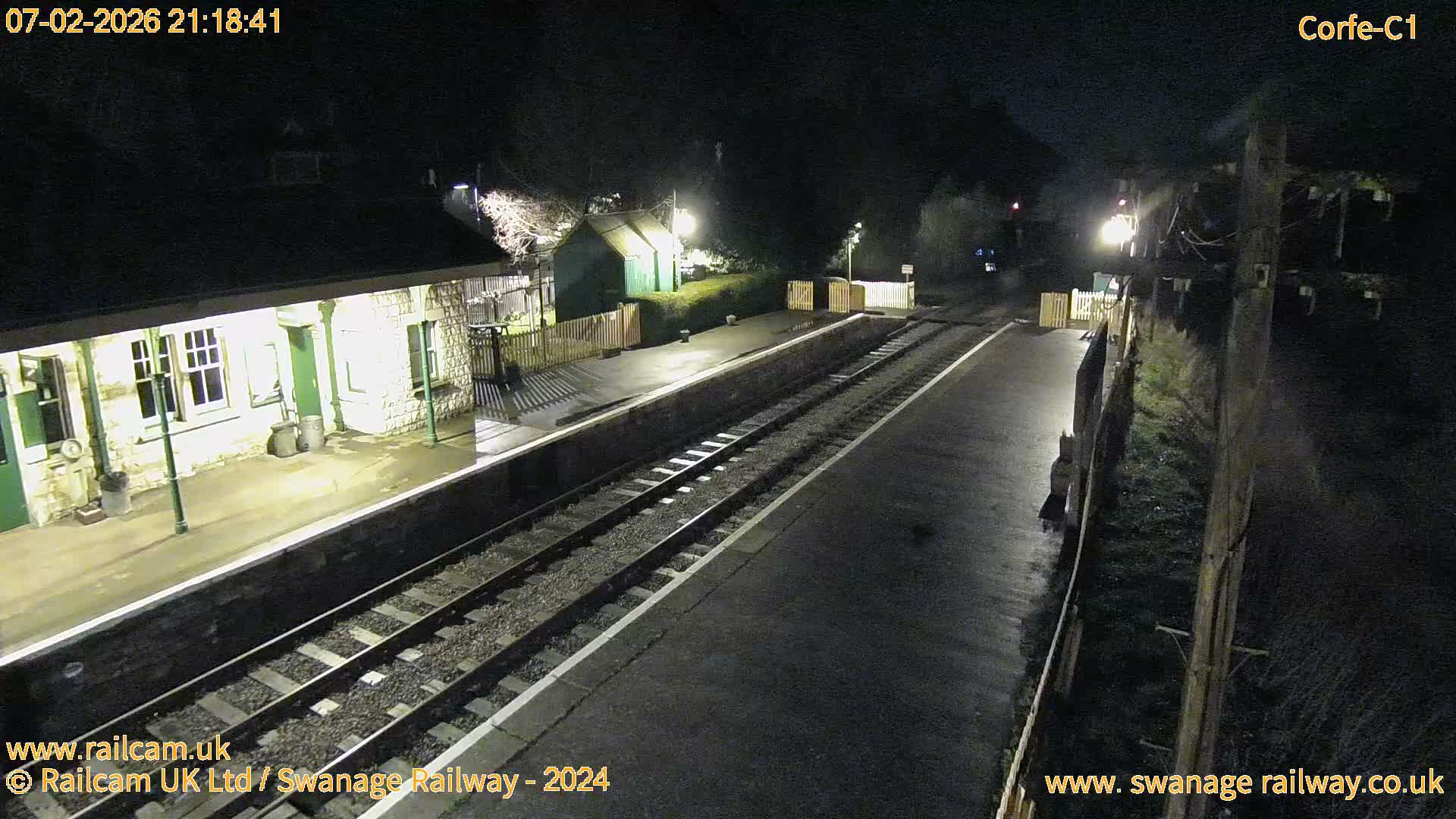 Corfe Castle View & Corfe Railway Station Live Cam - Purbeck, Dorset, South West, England, United Kingdom