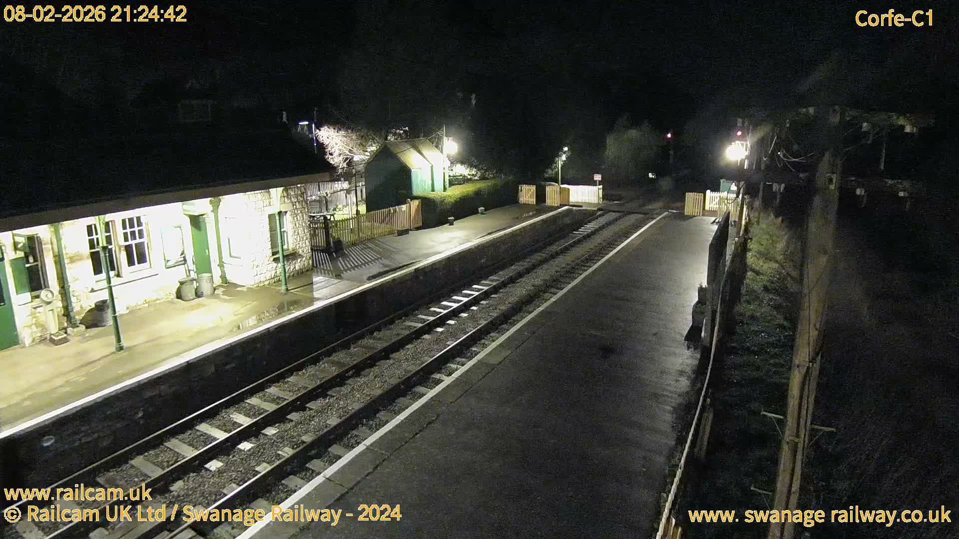 Corfe Castle View & Corfe Railway Station Live Cam - Purbeck, Dorset, South West, England, United Kingdom